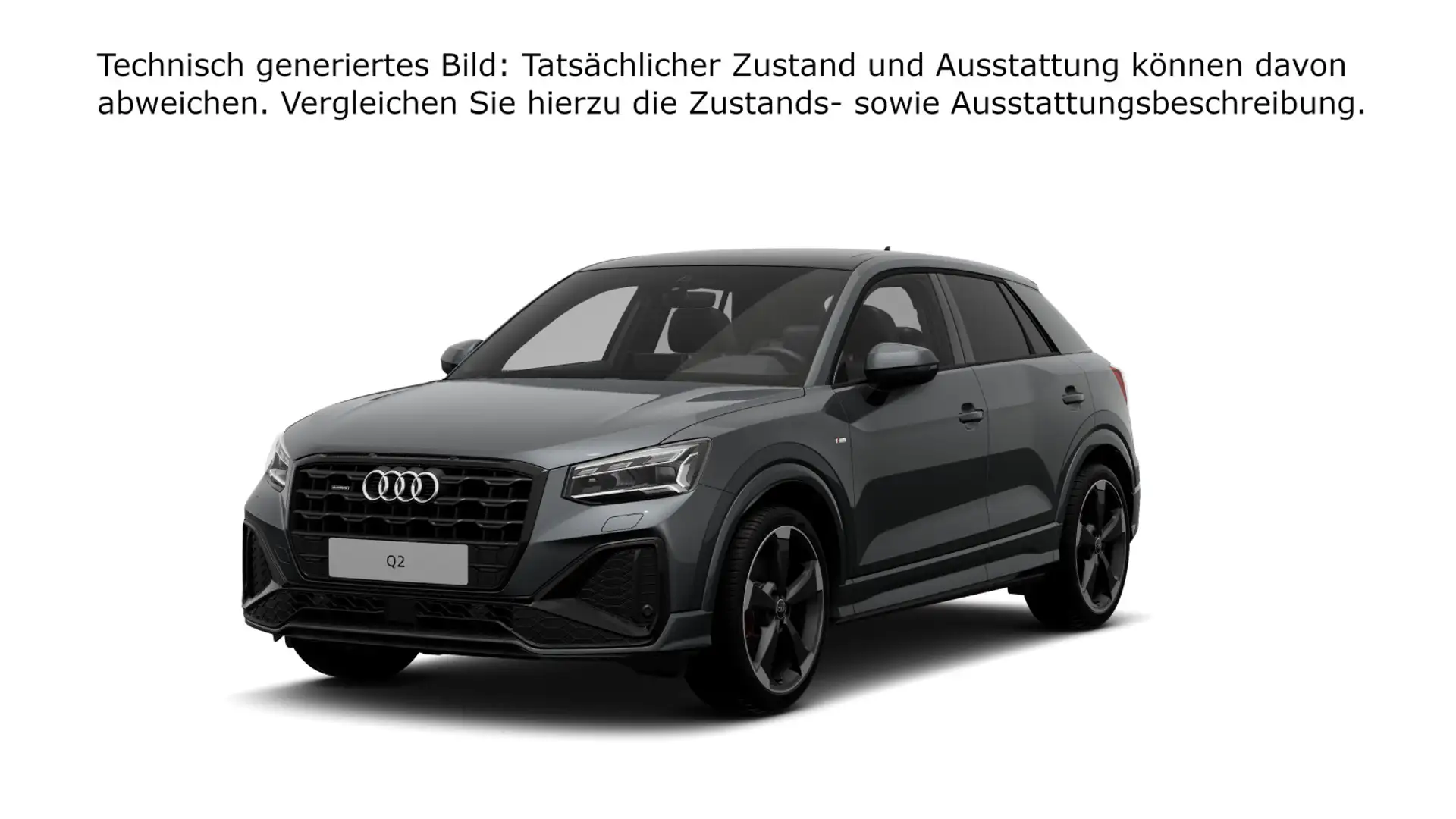 Audi Q2 40 TFSI quattro S tronic S line Grau - 2