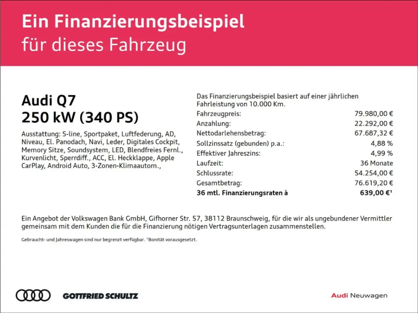 Audi Q7 55 TFSIe Quattro Allradlenkung Matrix uvm 0 5% Ver Gris - 2