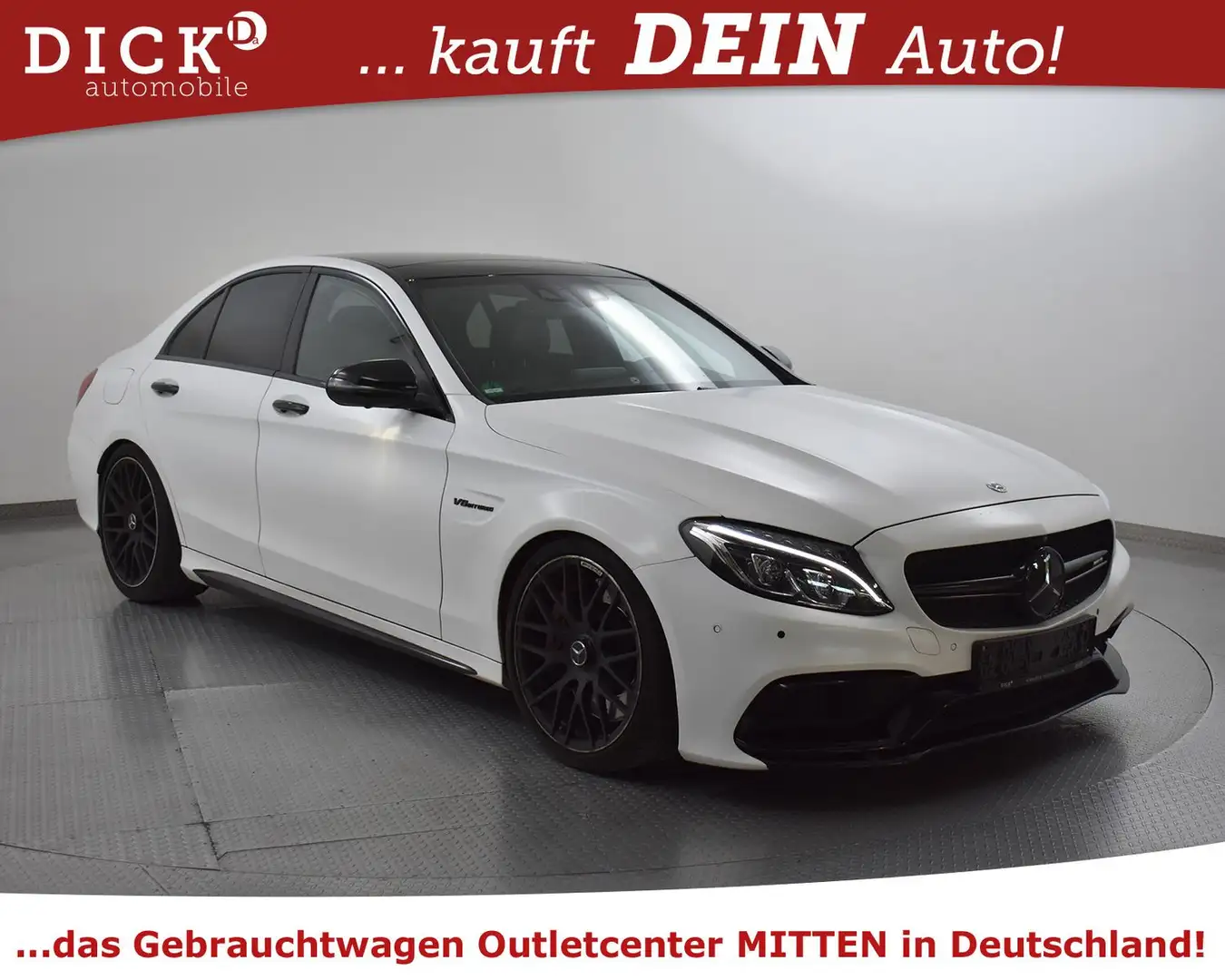 Mercedes-Benz C 63 AMG C 63S AMG PANO+MULTIB+MEMO+COMAN+BURM+HEAD+360°+ Noir - 1