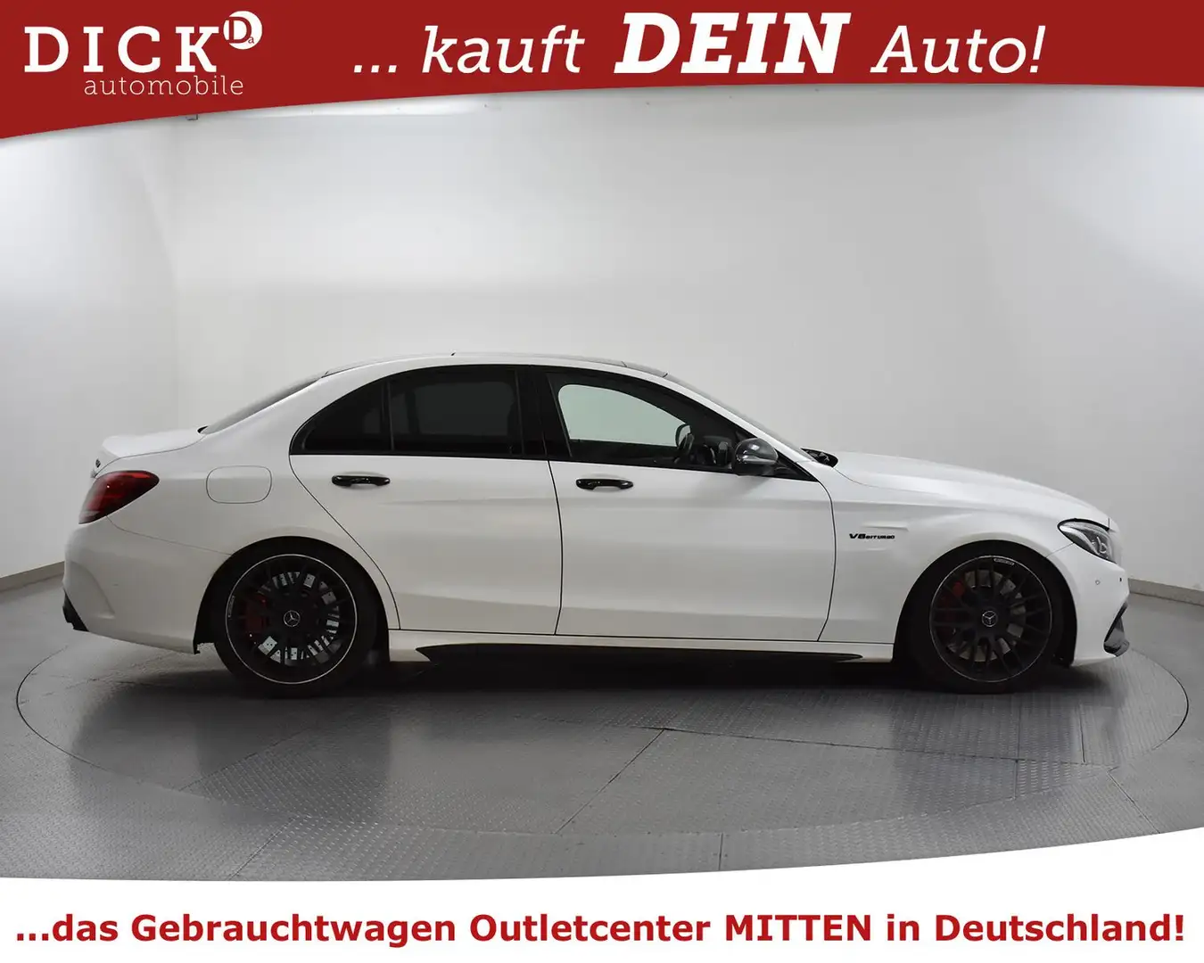 Mercedes-Benz C 63 AMG C 63S AMG PANO+MULTIB+MEMO+COMAN+BURM+HEAD+360°+ Noir - 2