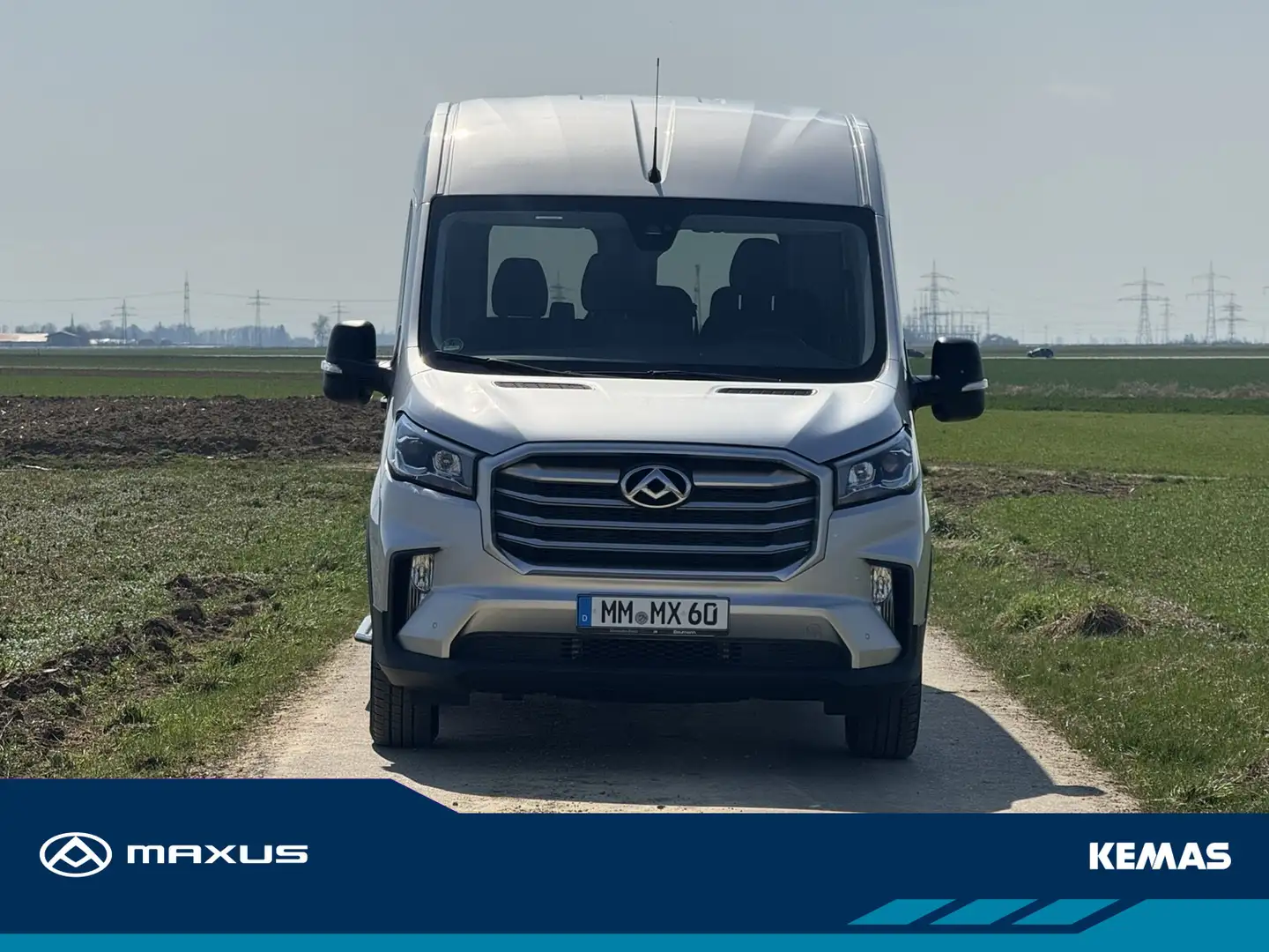 Maxus Deliver 9 Deliver9*2.0D*9Sitzer*L3H2*KLIMA*CarPlay*MY22 Silber - 2