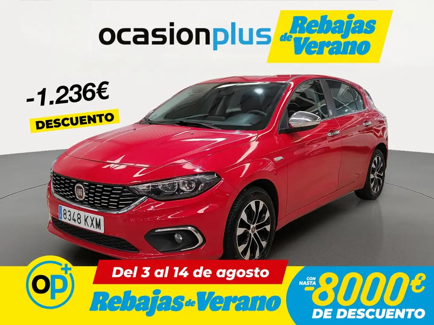 Fiat Tipo 1.6 Multijet II Mirror DDCT Rojo - 1