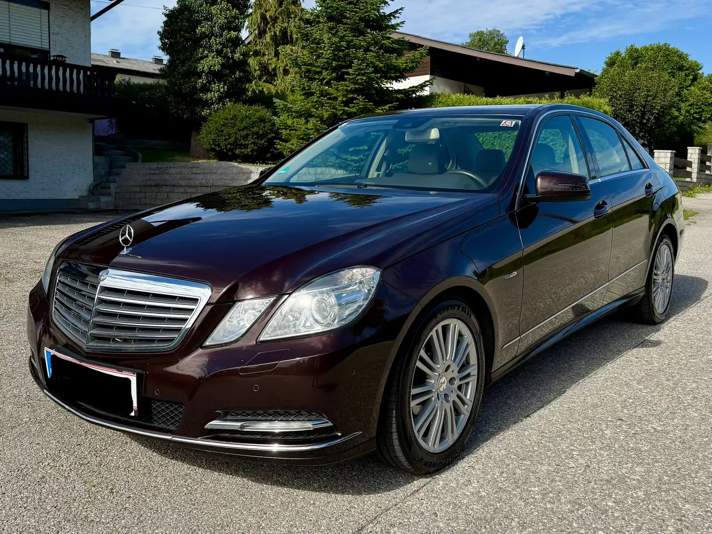 Mercedes-Benz E 200 E 200 Elegance A-Edition CDI Aut. -  Pickerl Neu, Ahk,Leder,Top Zustand Braun - 1