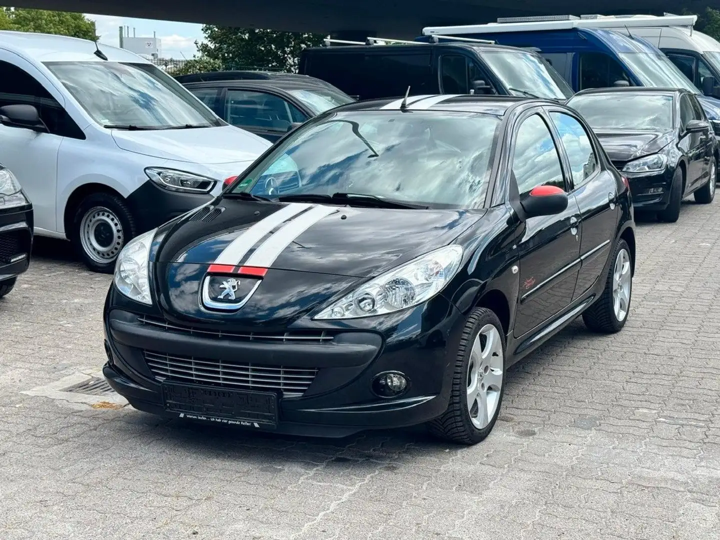 Peugeot 206 + Basis Klima Alufelgen 91tkm Schwarz - 2