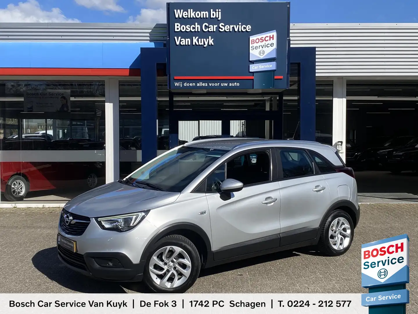 Opel Crossland X 1.2 Online Edition / NL-Auto / Nieuwe-Distributier Gris - 1