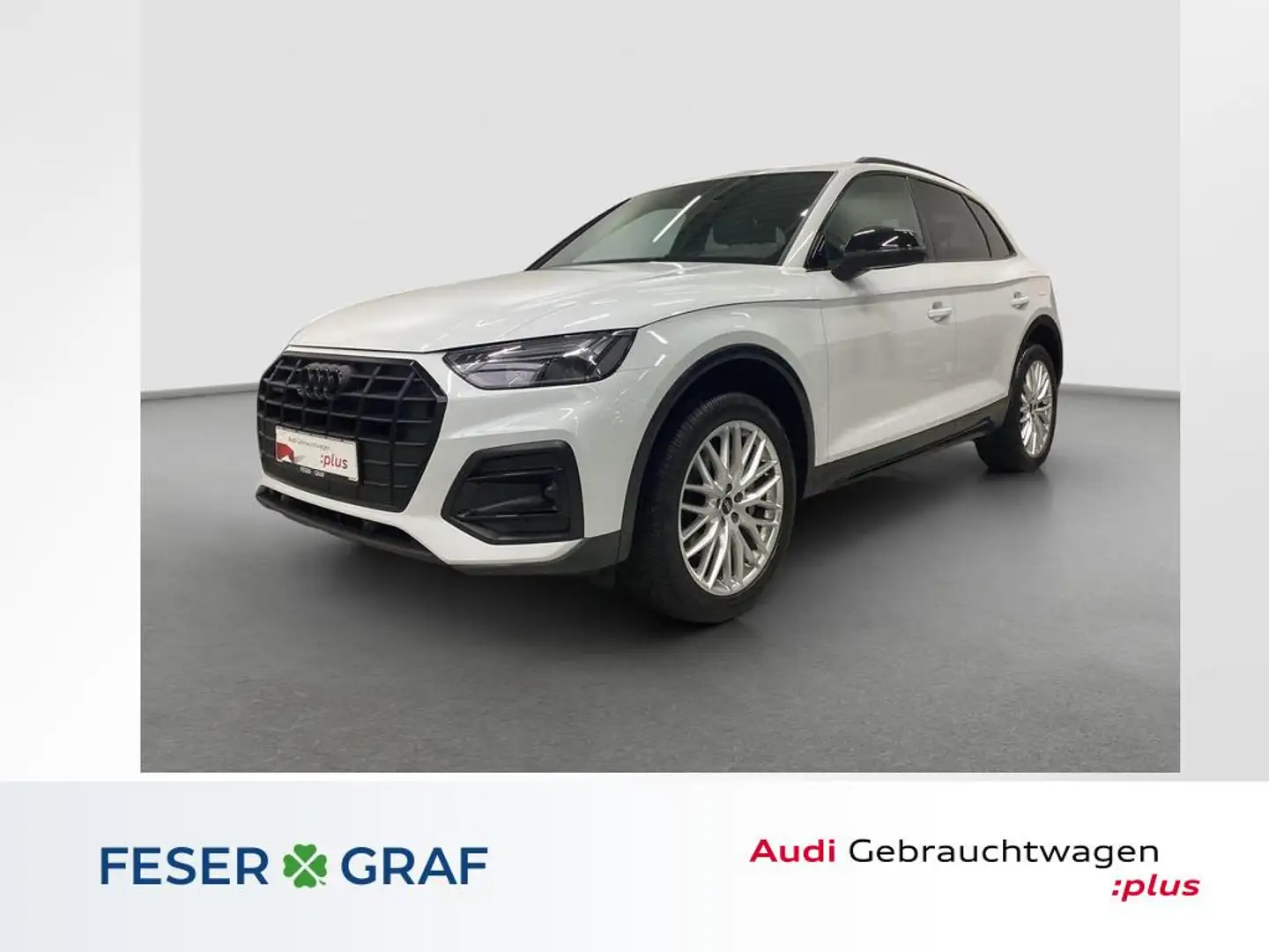 Audi Q5 advanced 50 TFSI e S line AHK HUD RFK ACC Weiß - 1