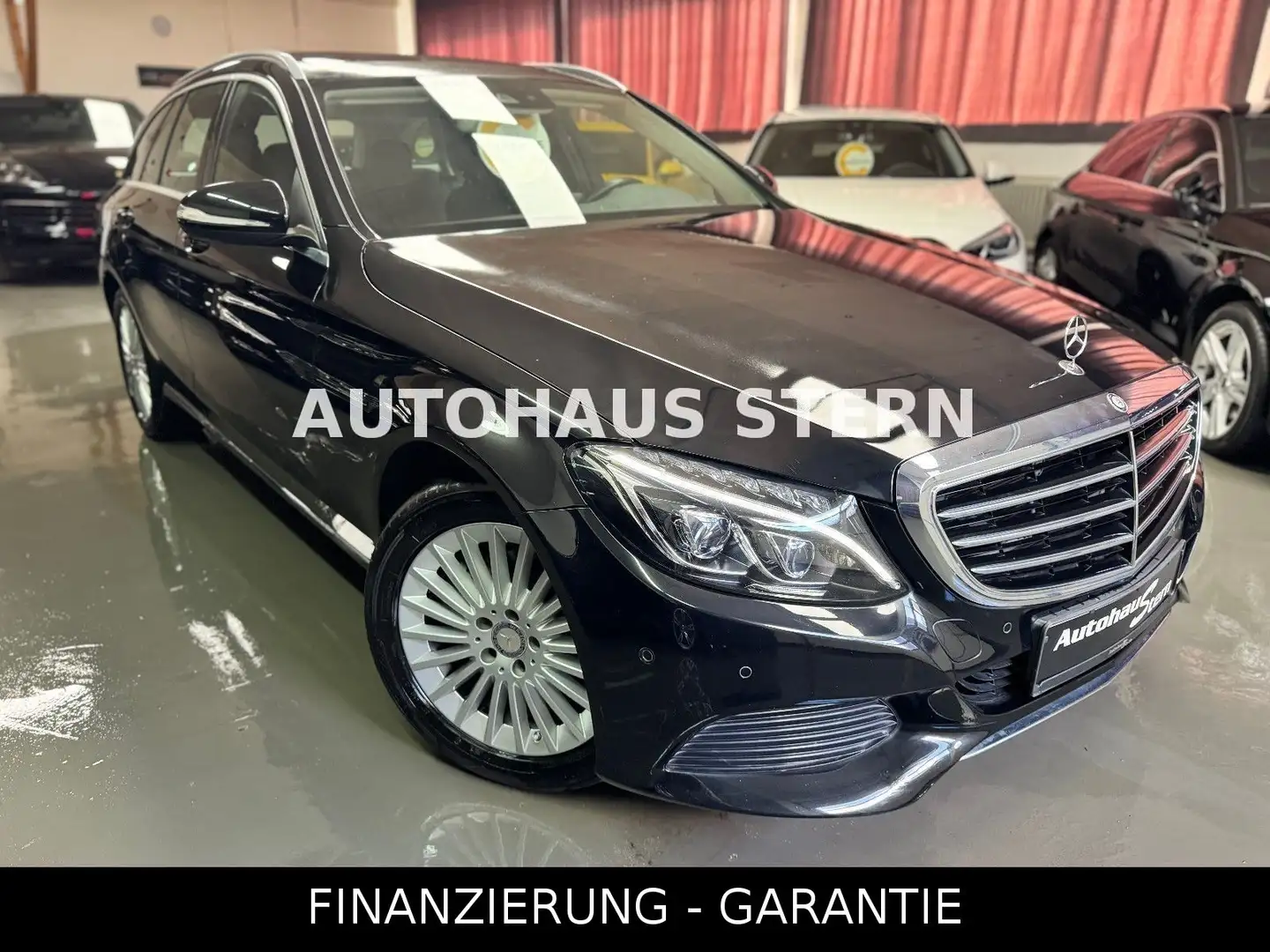 Mercedes-Benz C 220 T d 8xReifen LED Spur Pano Tempomat Exclus Czarny - 1