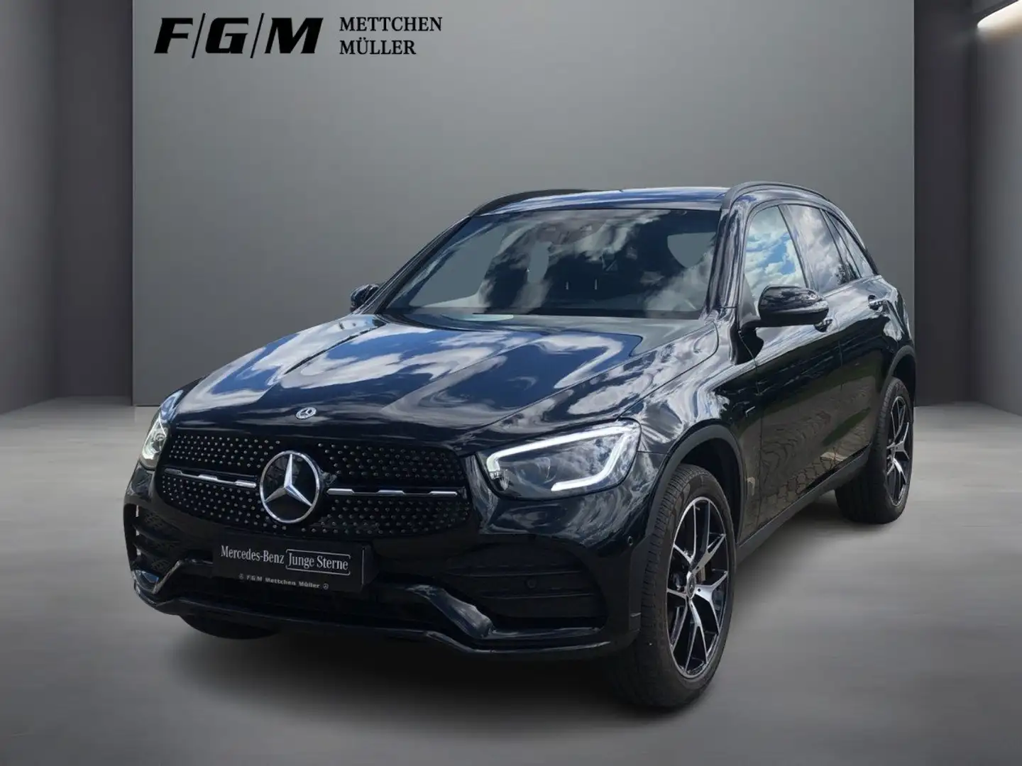 Mercedes-Benz GLC 300 de 4M AMG Line Burm|KeyGo|S-Dach|TWA|SHD Nero - 1