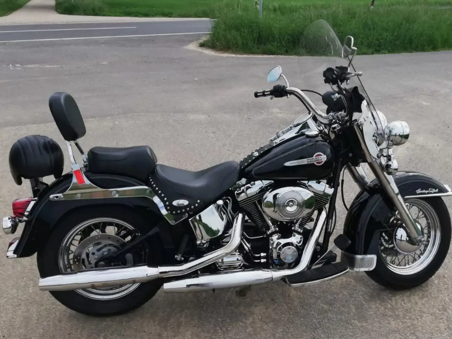 Harley-Davidson Heritage Softail Fekete - 1