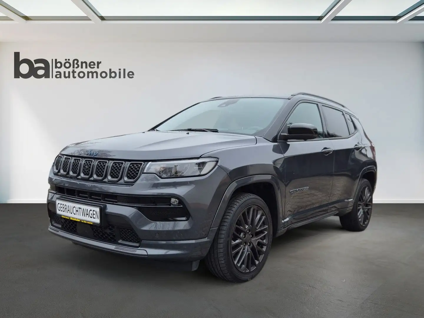 Jeep Compass S Plug-In Hybrid 4WD ACC/LED/NAVI/LEDER Gris - 1