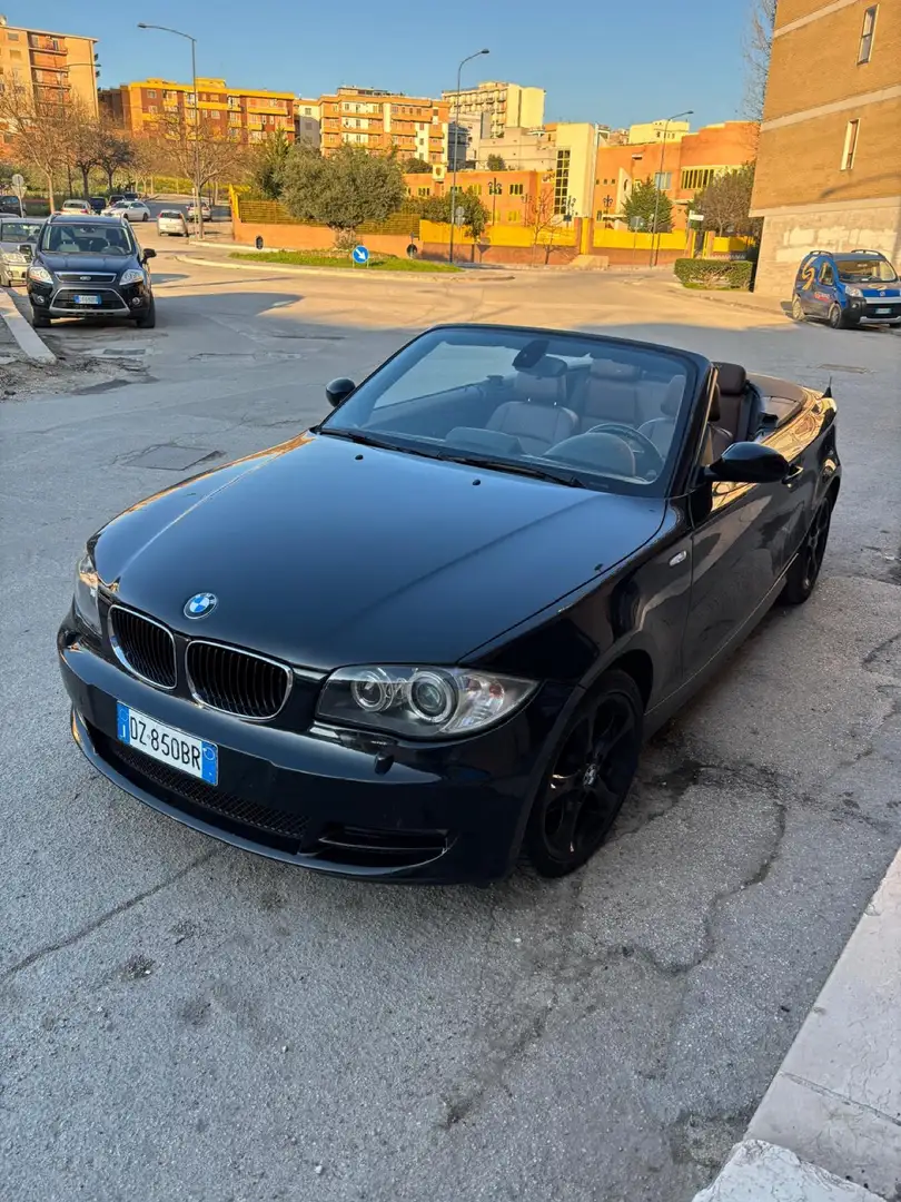 BMW 120 120d Cabrio Futura Nero - 1
