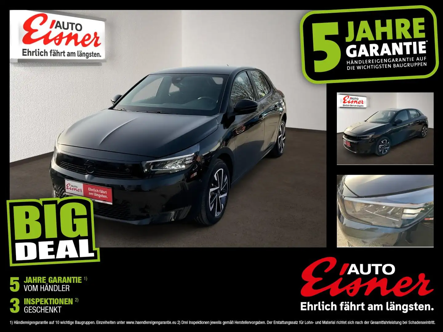 Opel Corsa 1.2 DJ TURBO GS AUT Schwarz - 1