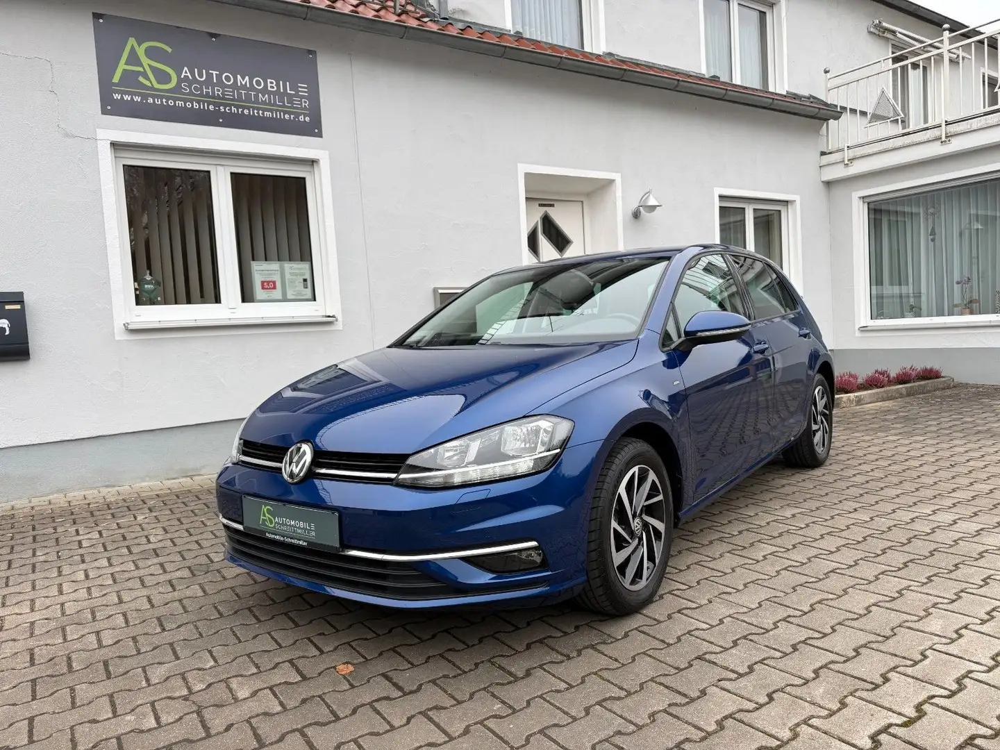 Volkswagen Golf ! 12350km ! AHK SHZ NAVI ACC ALU FSE WR Blau - 1