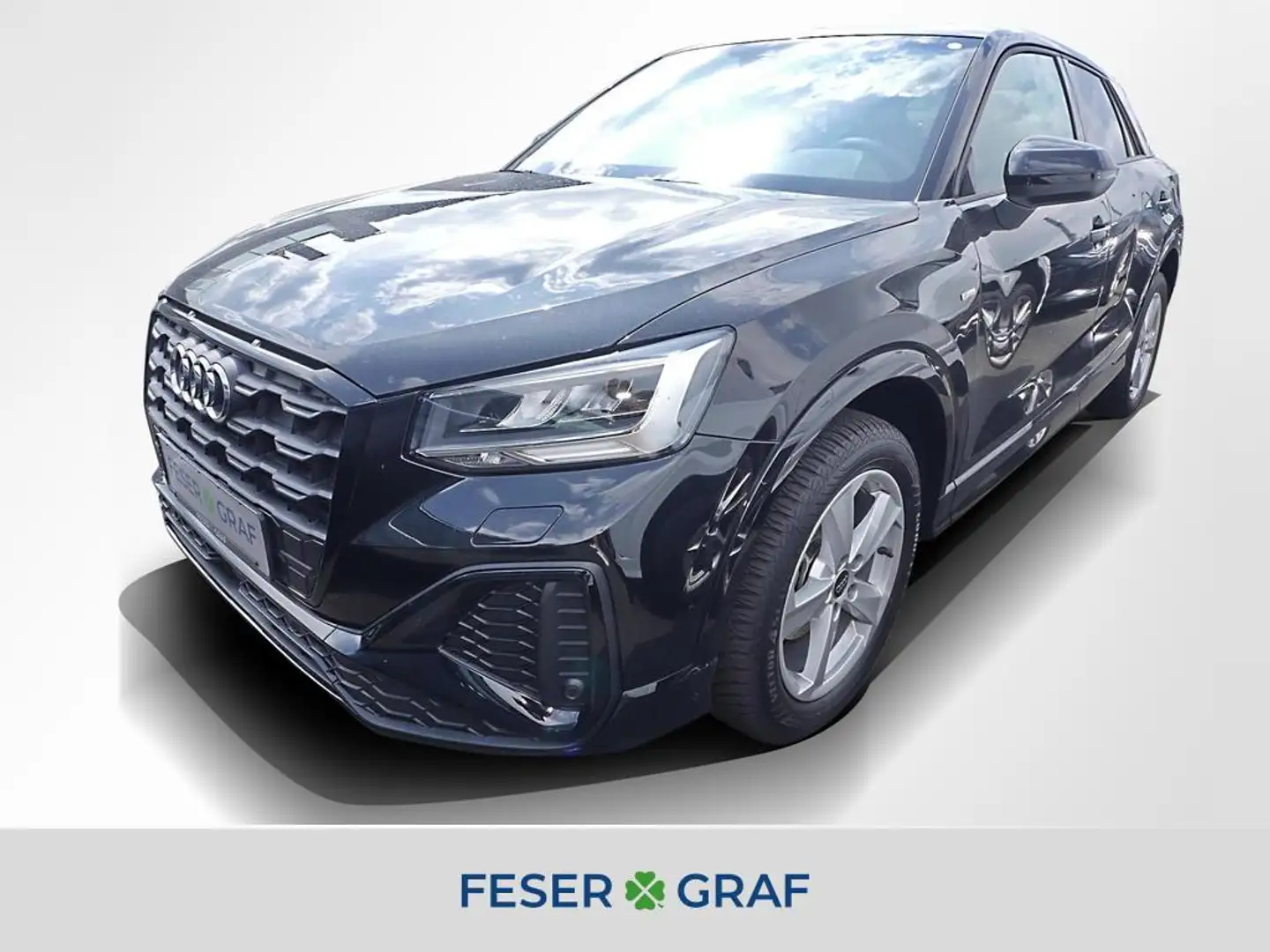 Audi Q2 35 TFSI 2x S line AHK LED Navi RüKa Sitzh. Schwarz - 1