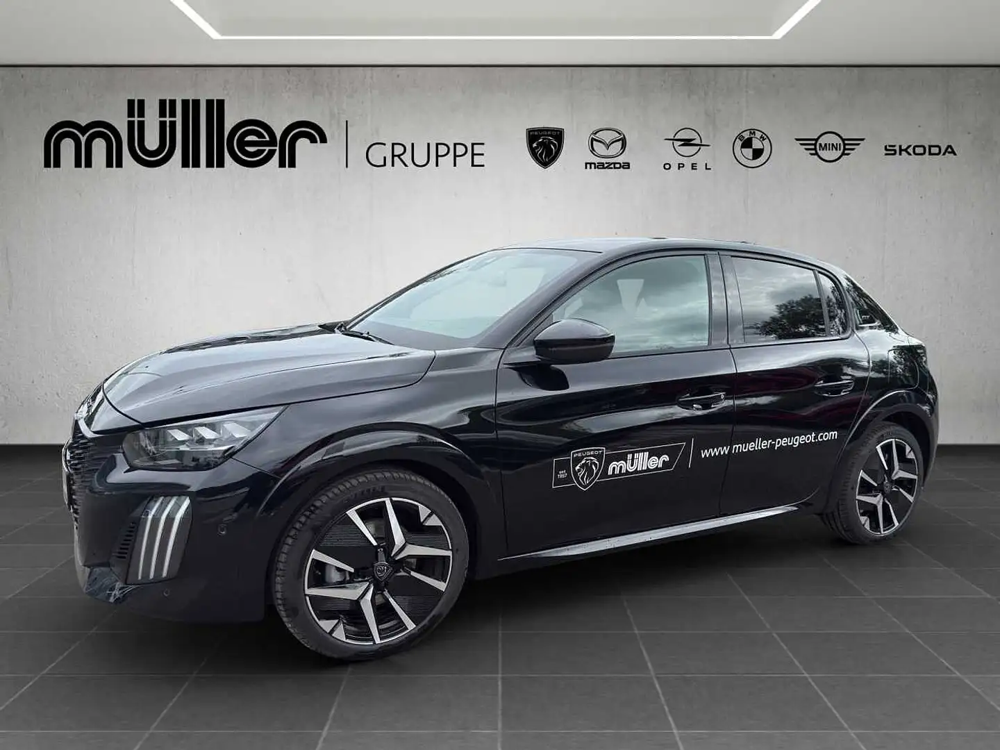 Peugeot 208 GT Hybrid 145 e-DSC6 Schwarz - 1