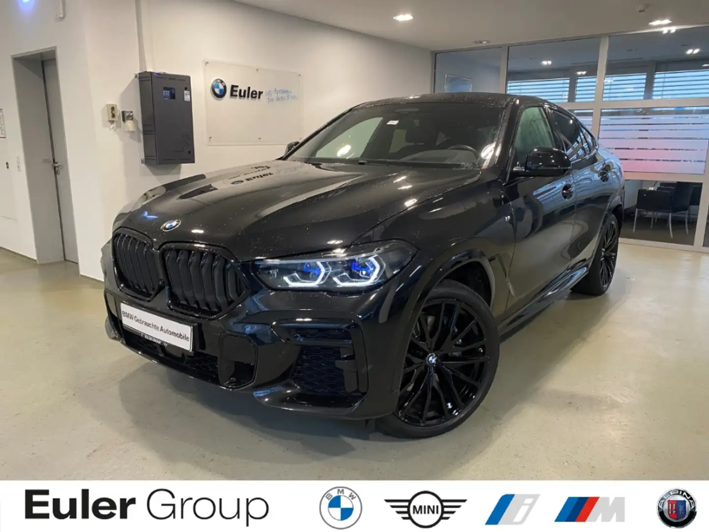 BMW X6 xDrive 30d M Sportpaket HUD StandHZG Pano Navi Led Schwarz - 1