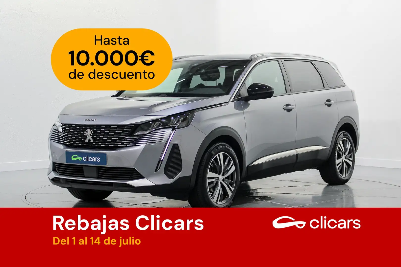 Peugeot 5008 1.2 PureTech S&S Allure Pack 130 Plateado - 1