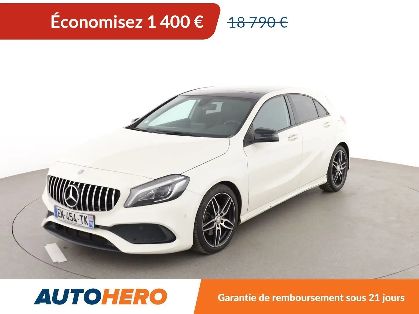 Mercedes-Benz A 180 180 d Fascination 7G-DCT Blanc - 1