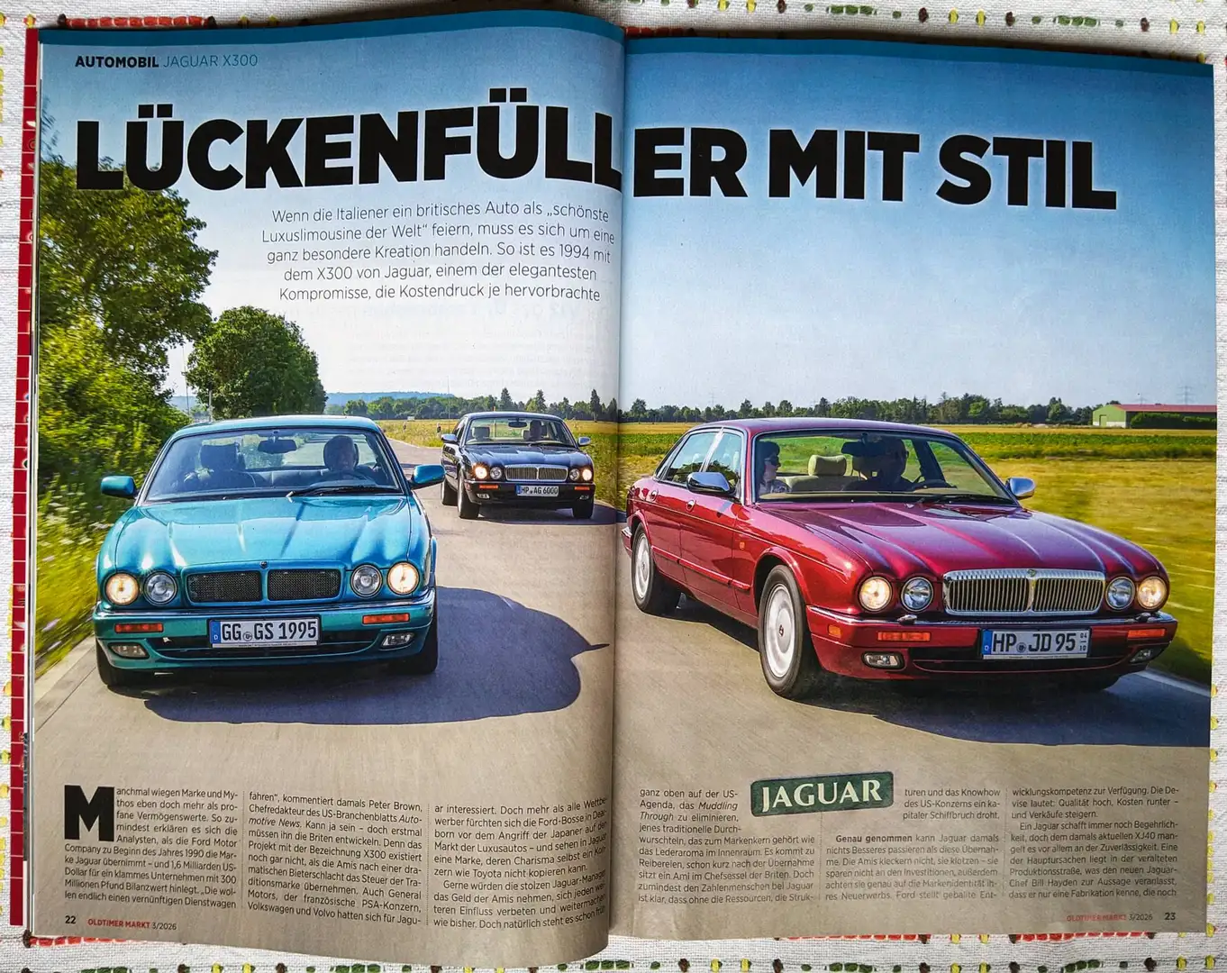 Daimler Six 4.0 (SWB) Rot - 2