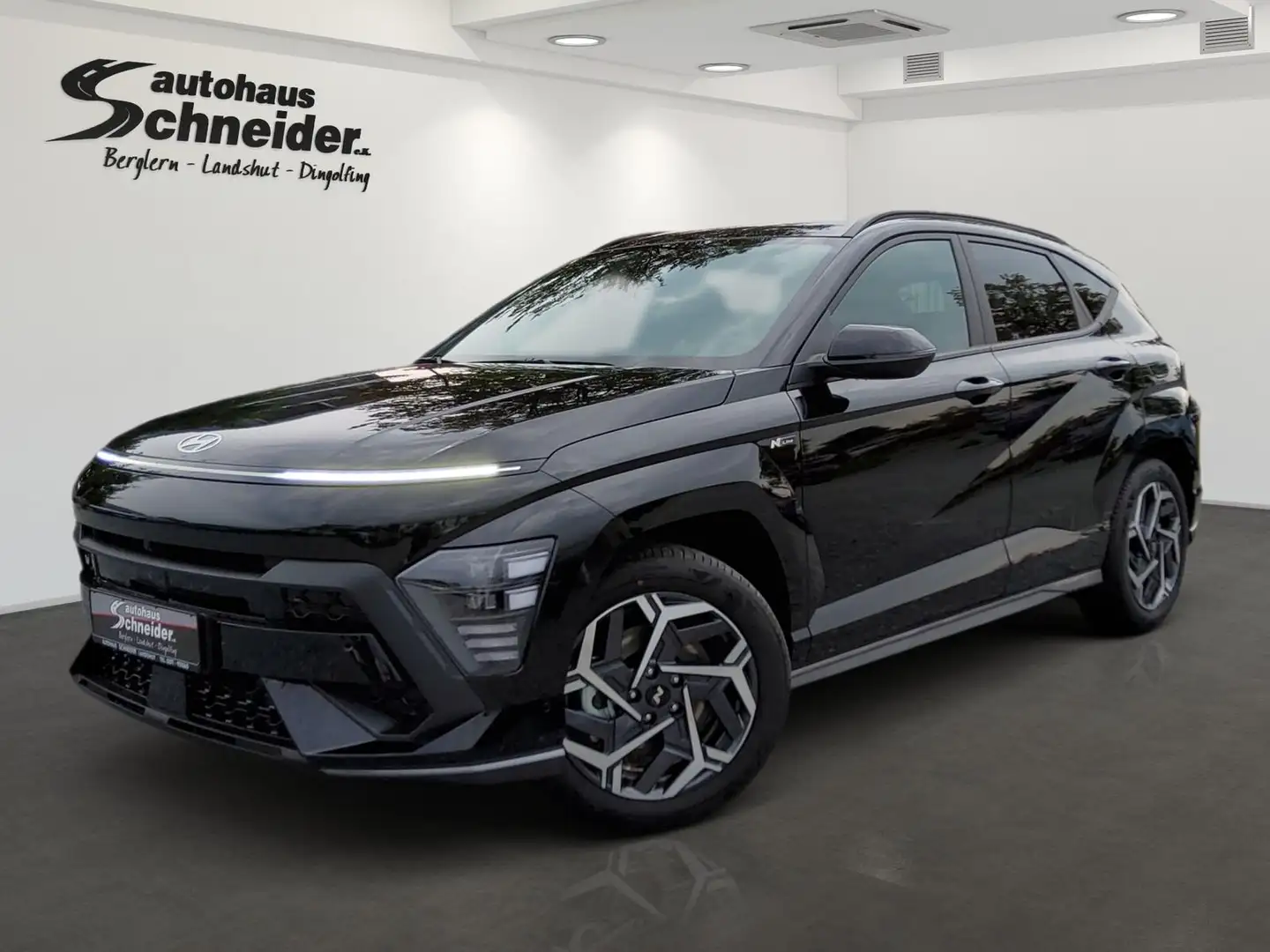 Hyundai KONA 1.6 TGDi 7DCT N-Line 4WD LED/RFK/EHK Schwarz - 1