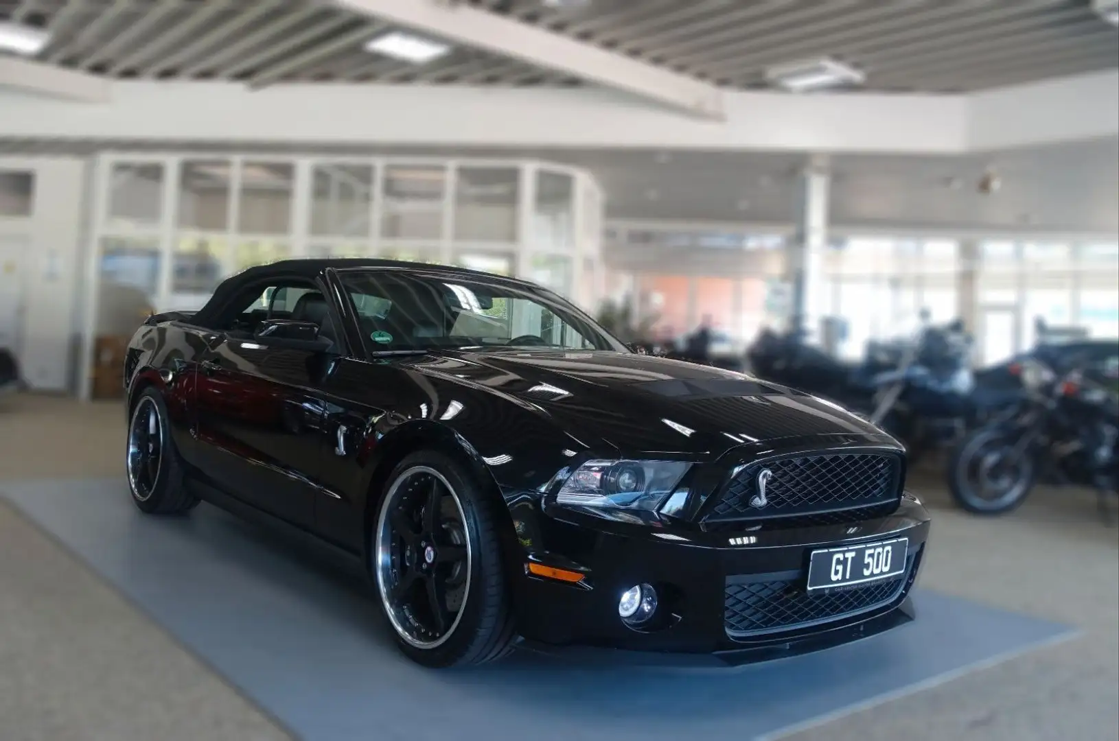 Ford Mustang Shelby 5.4 V8 GT500 Cabrio SVT;  EZ DTL! Noir - 2