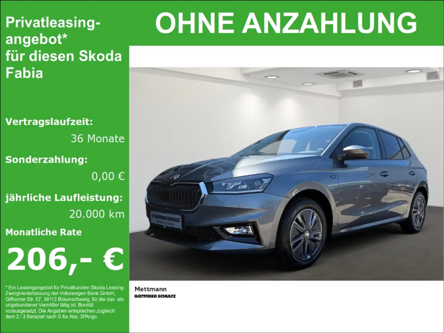 Skoda Fabia Selection 1.0 MPI KLIMA LED SHZ PDC DAB Grau - 1