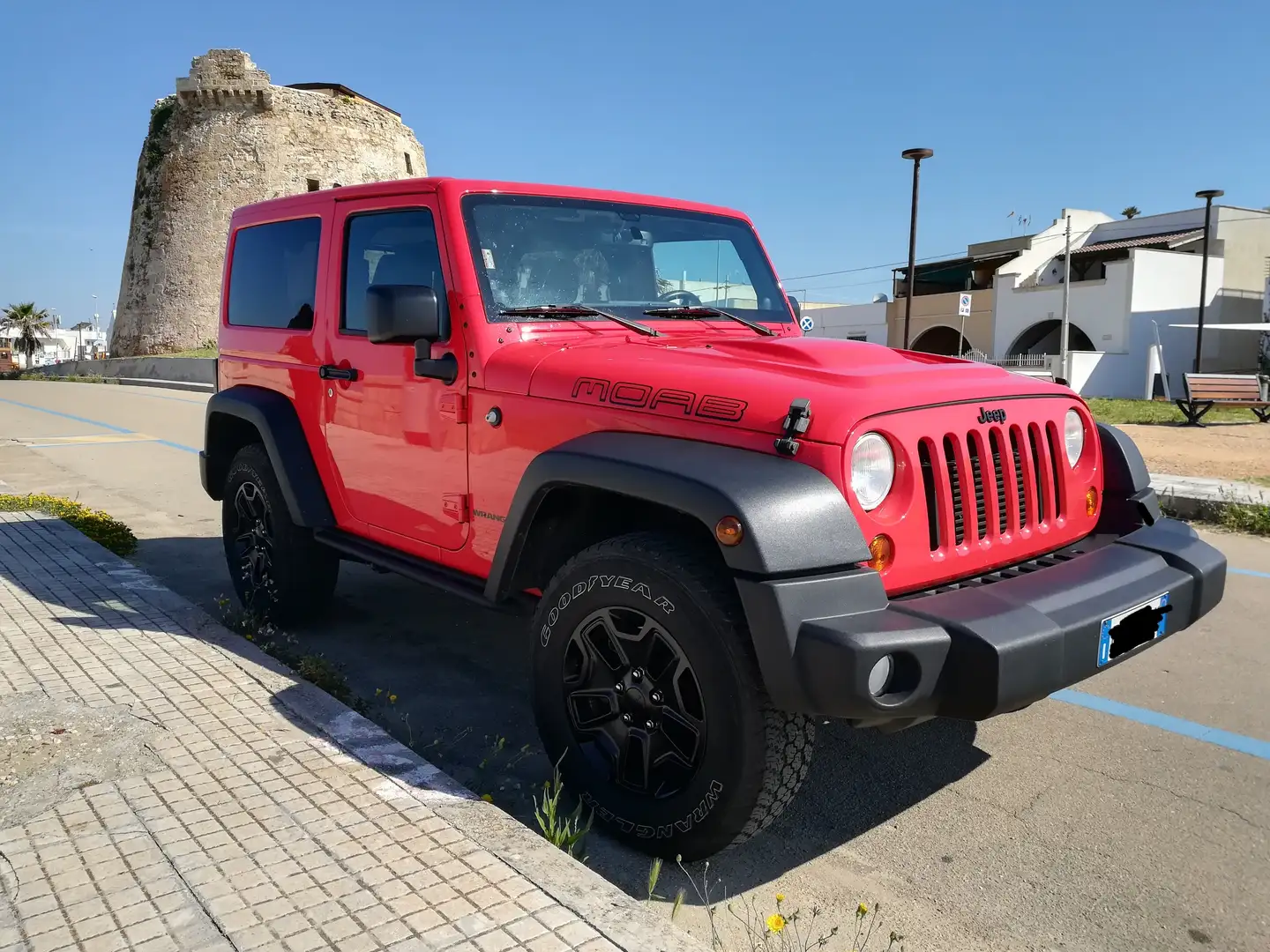 Jeep Wrangler Wrangler 2.8 crd Moab auto Rosso - 1