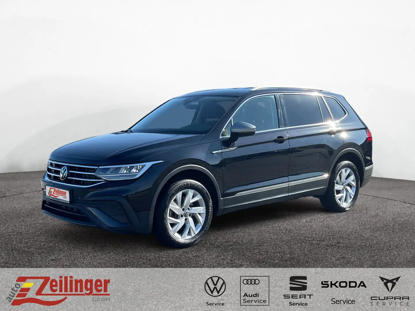 Volkswagen Tiguan Allspace Life 4Mo TDI DSG|7-S|AHK|eHECK Schwarz - 1