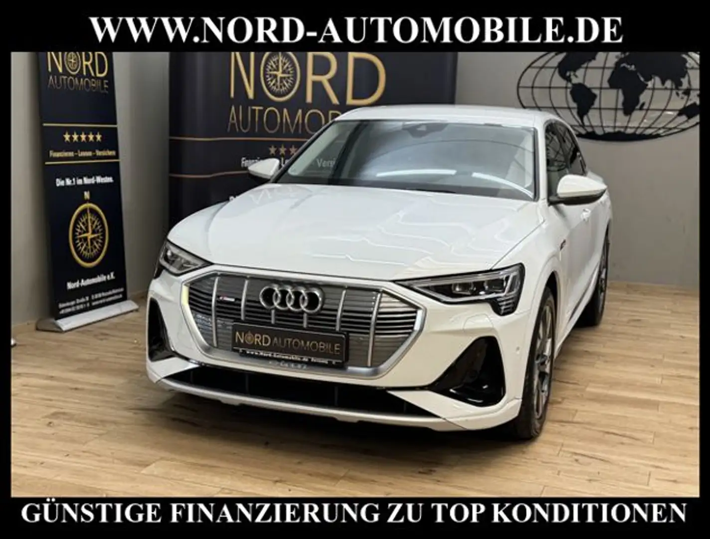 Audi e-tron 50 QU.S-Line SIDE&LANE/Kamera/LED/20/ S-Line Bianco - 1