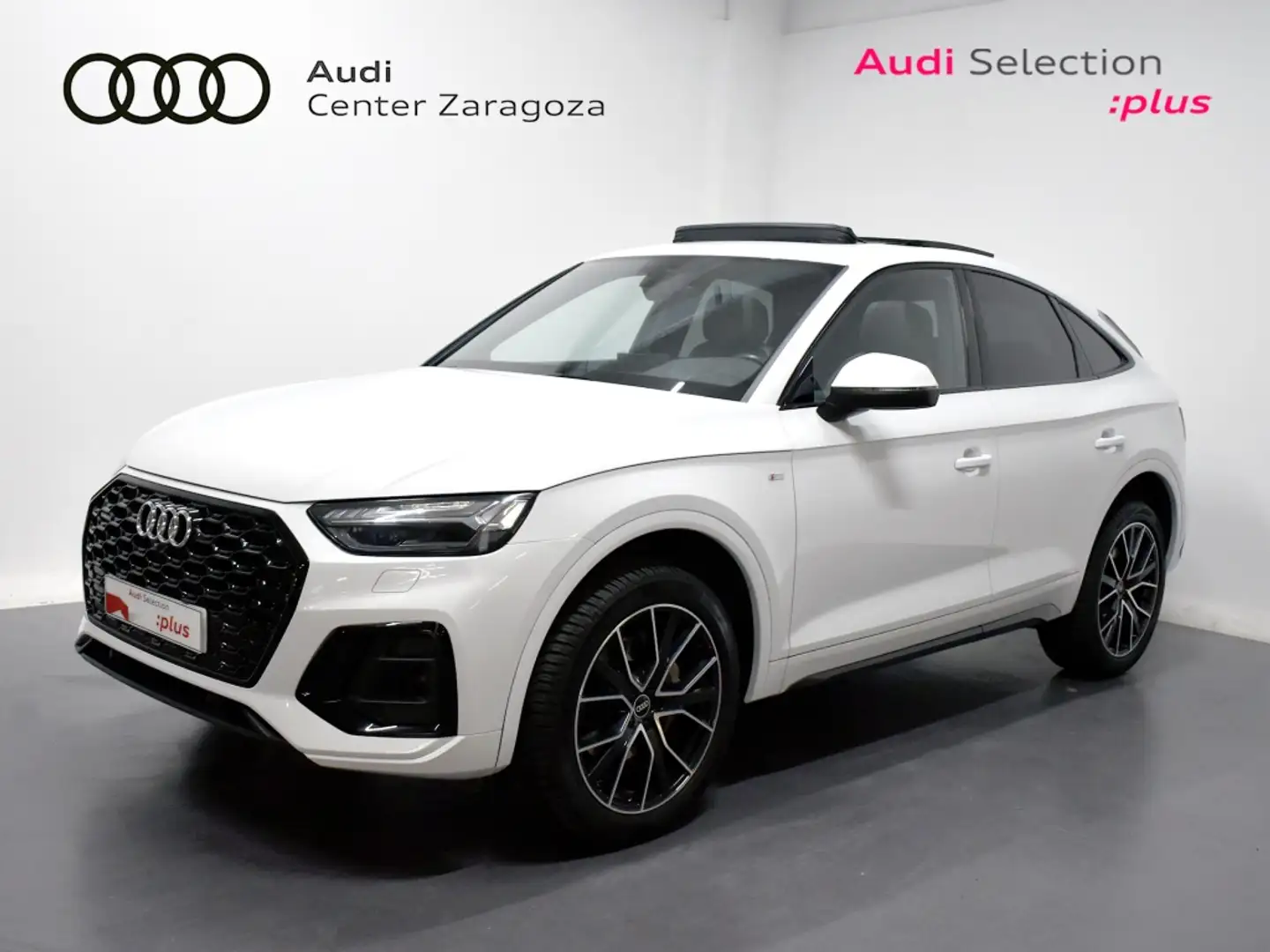 Audi Q5 Sportback 40 TDI quattro-ultra Black line S tronic Blanco - 1