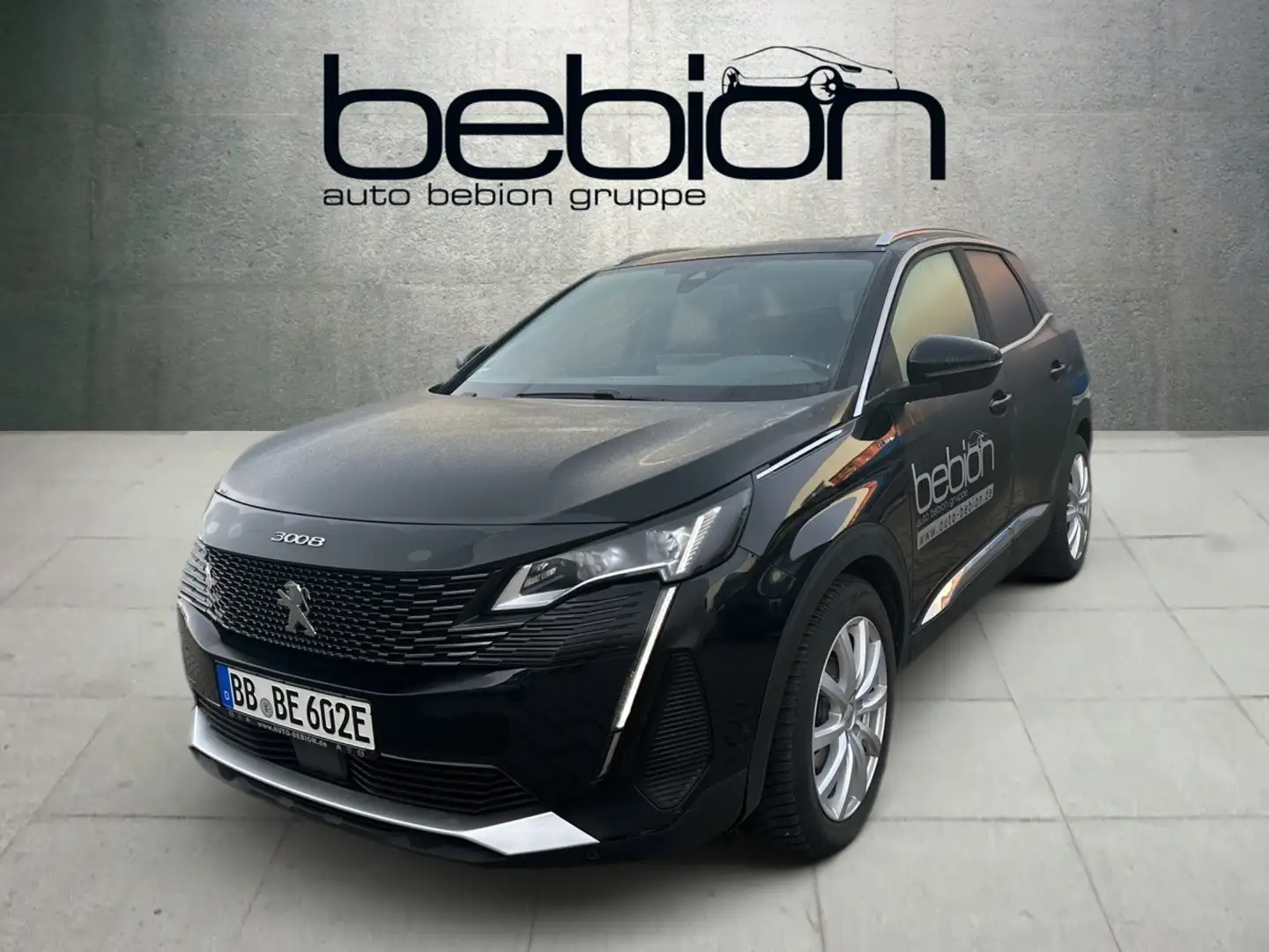 Peugeot 3008 1.6 Hybrid 225 (Plug-In) GT FLA Pano SpurH Noir - 1