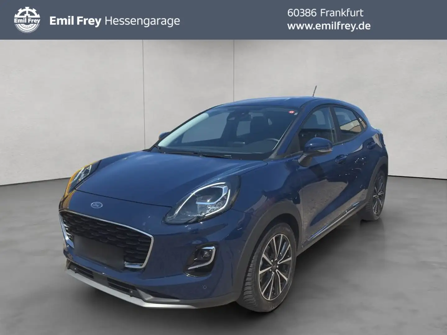 Ford Puma 1.0 EcoBoost Hybrid Aut. TITANIUM Blau - 1