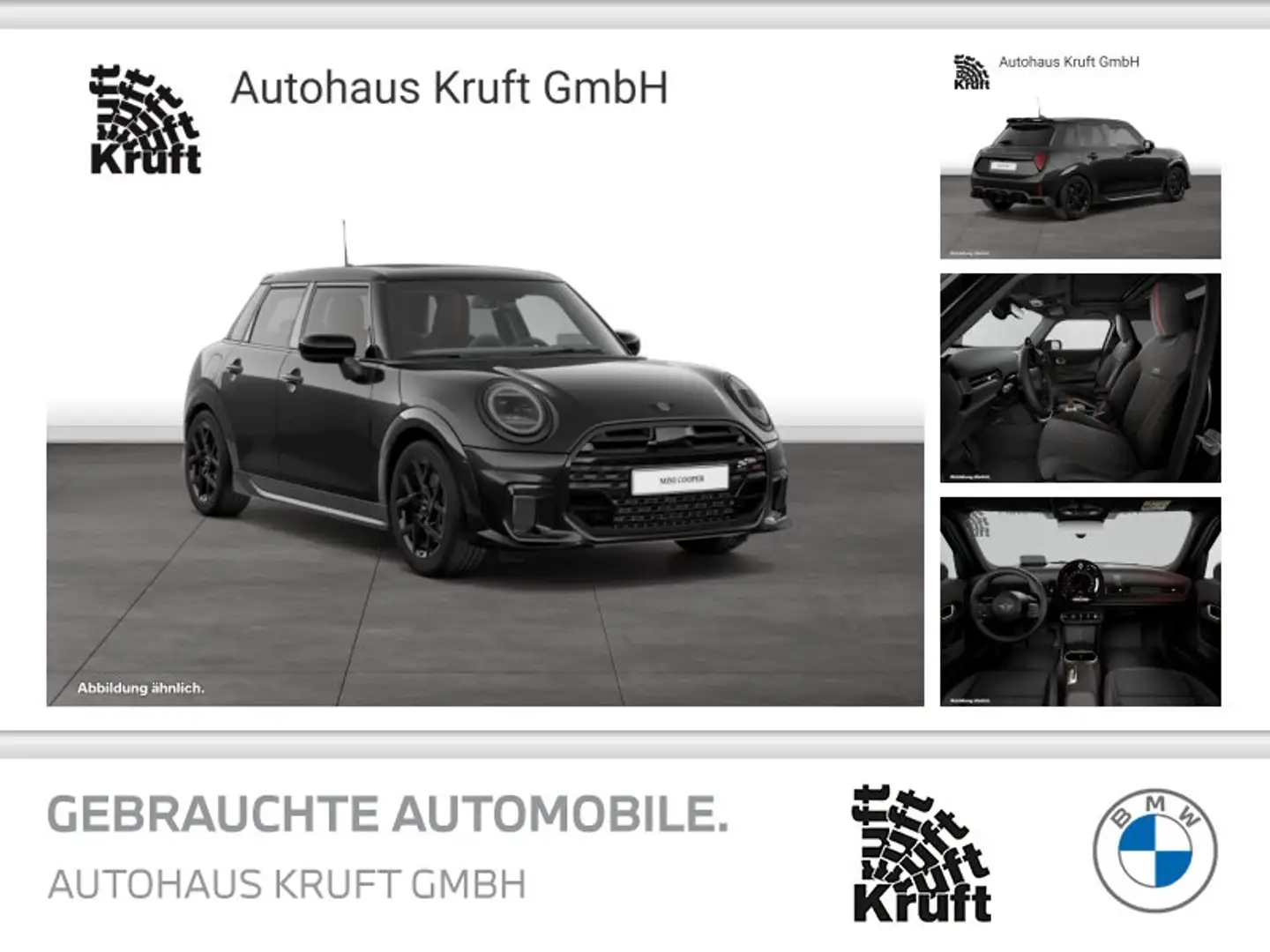 MINI Cooper C 5tür JCW+HUD+PANO+KAMERA+LED+JCW SITZE Negru - 1