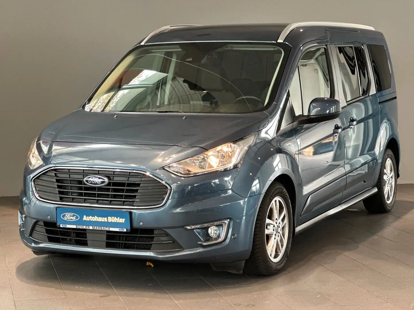 Ford Grand Tourneo Connect Titanium #AHK #NAVI #KAM Bleu - 1