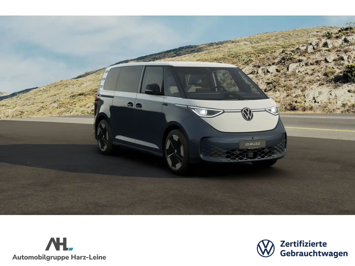 Volkswagen ID. Buzz Pro +ALU 21''+AHK+360°KAMERA+TRAVEL ASSIST+LED-MAT Blau - 1