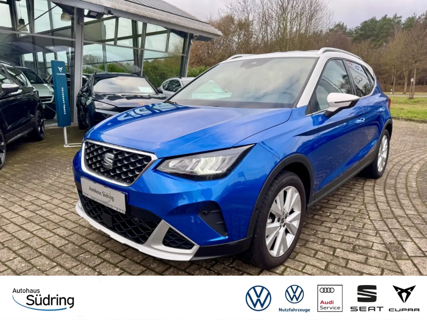 SEAT Arona 1,0 TSI Xperience AHK FULL LINK Rückfk. Blau - 1