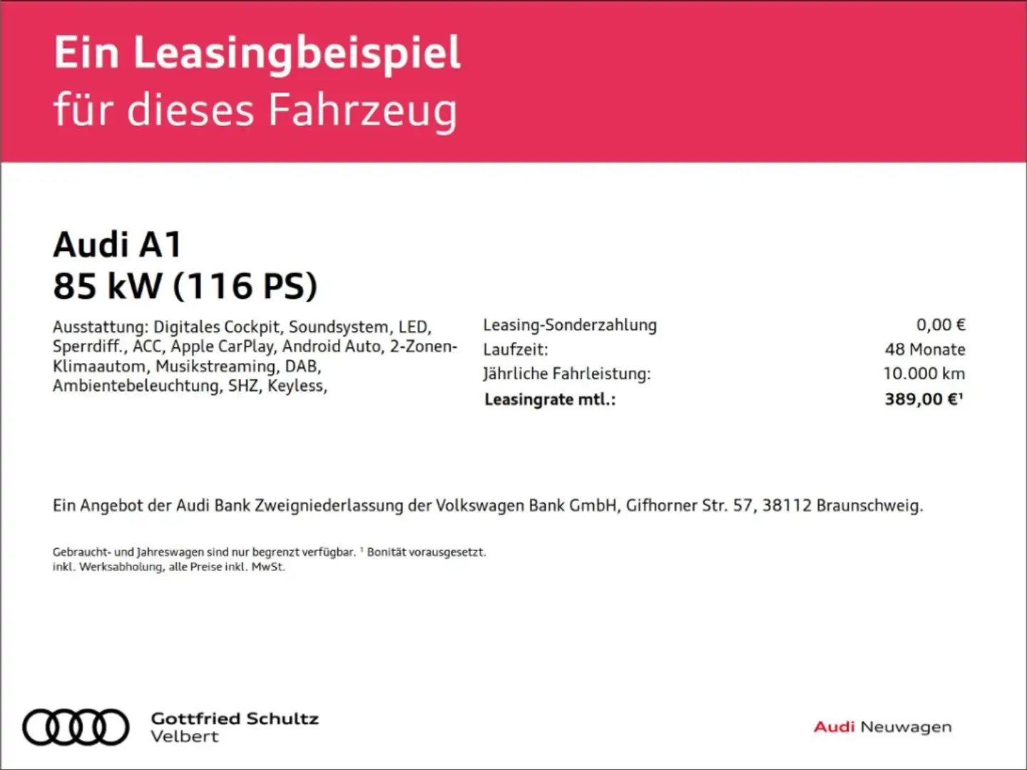 Audi A1 30 TFSI allstreet #S-Line#  SOFORT VERFÜGBAR Gris - 2