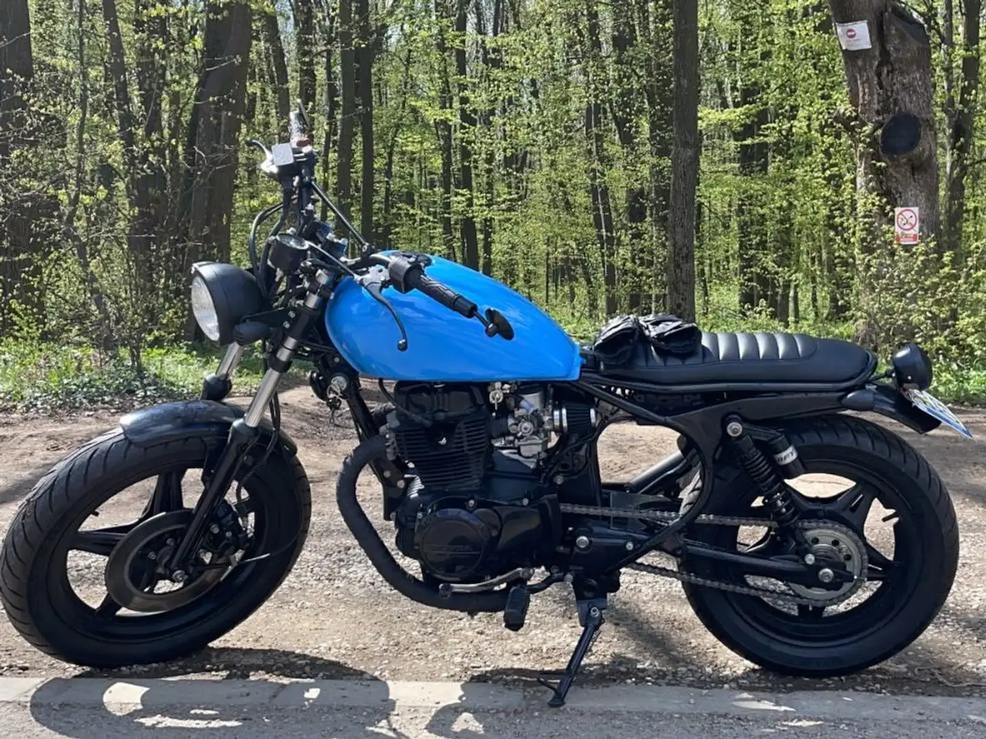 Honda CM 400 CM400T Bleu - 1