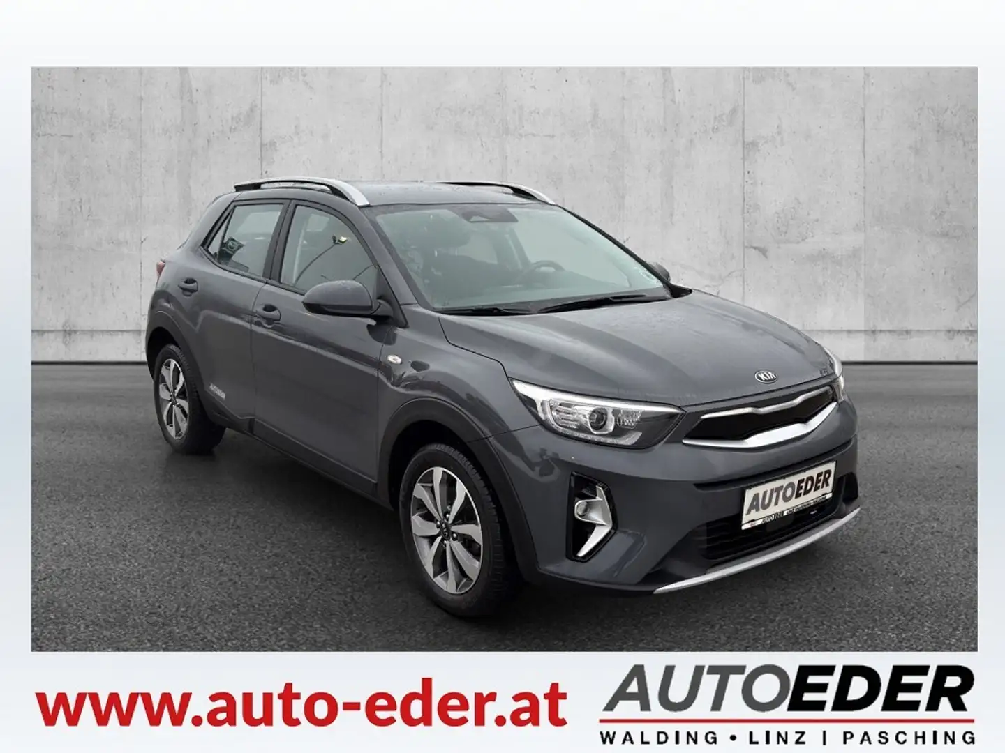 Kia Stonic 1,25 MPI ISG Silber Grau - 1
