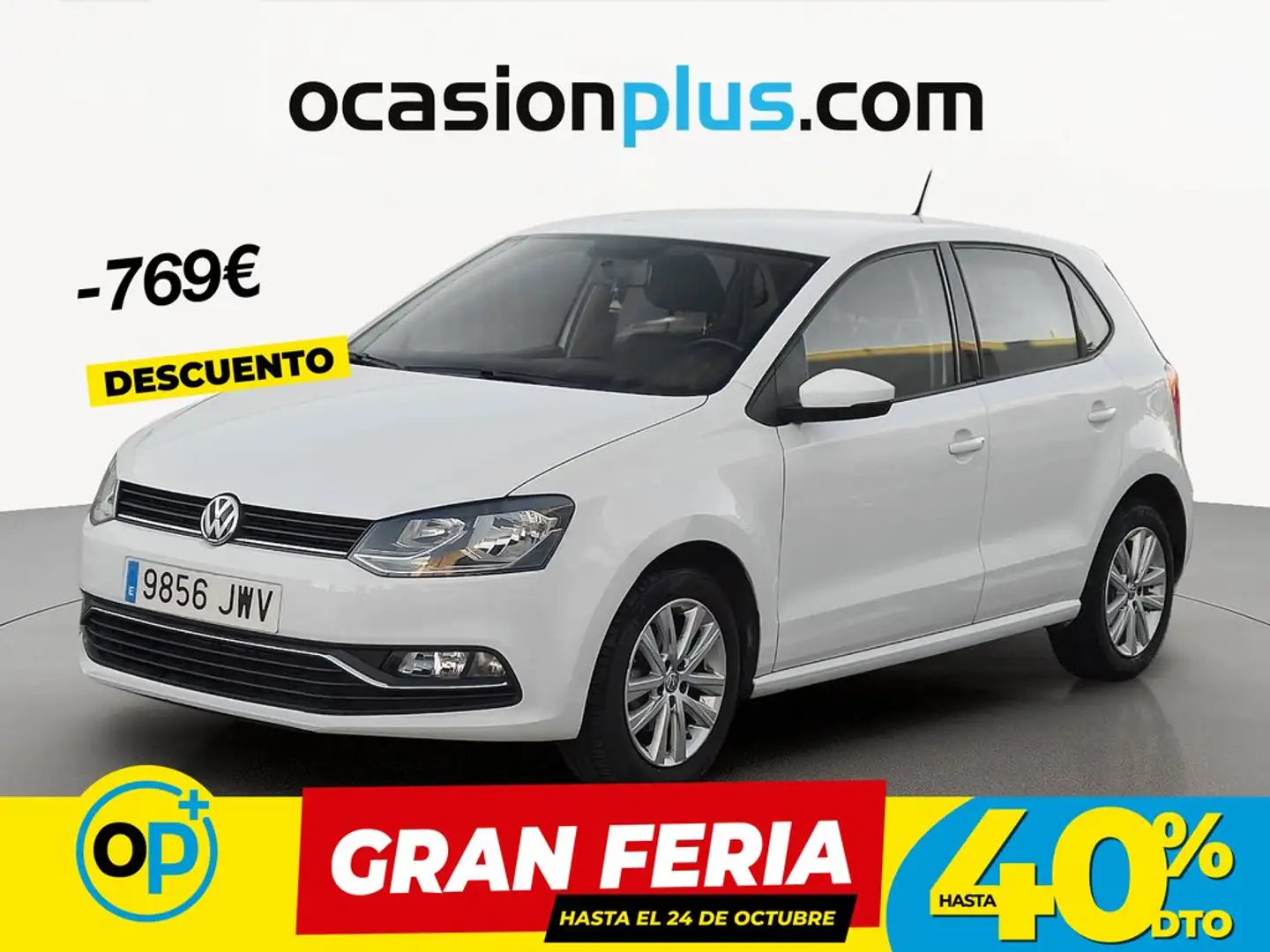 Volkswagen Polo 1.2 TSI BMT A-Polo Plus 66kW Blanco - 1