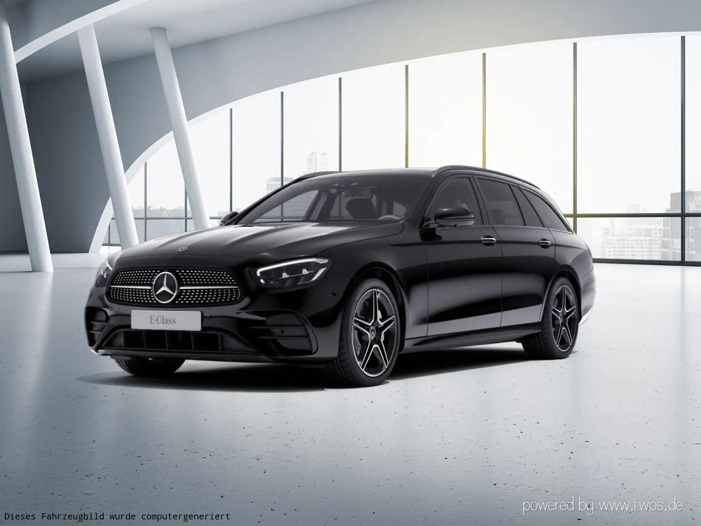 Mercedes-Benz E 300 E 300 de 4MATIC T-Modell  AMG Line Navi/Pano.-Dach Schwarz - 2