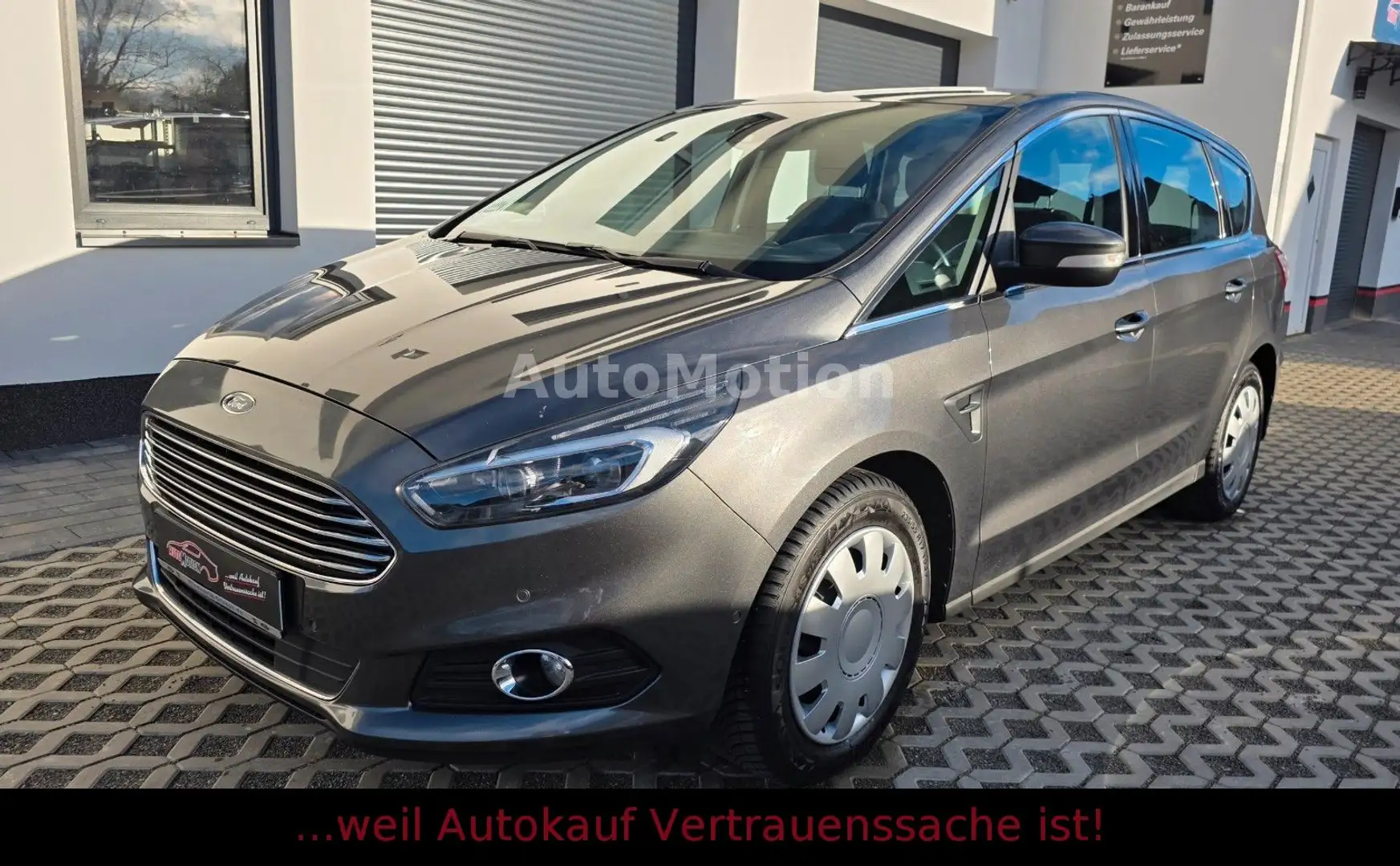 Ford S-Max 2.0 EcoBlue Titanium*TÜV & Reifen Neu*S-He Gris - 2