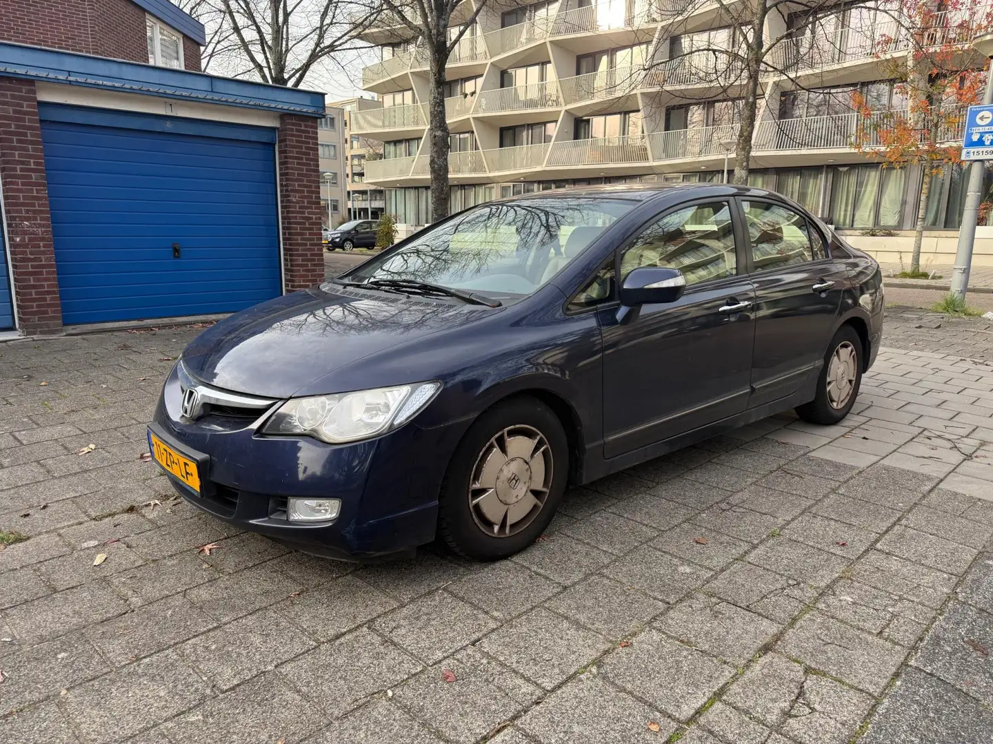 Honda Civic 1.3 IMA Hybrid Leder Climate Cruise Blauw - 1