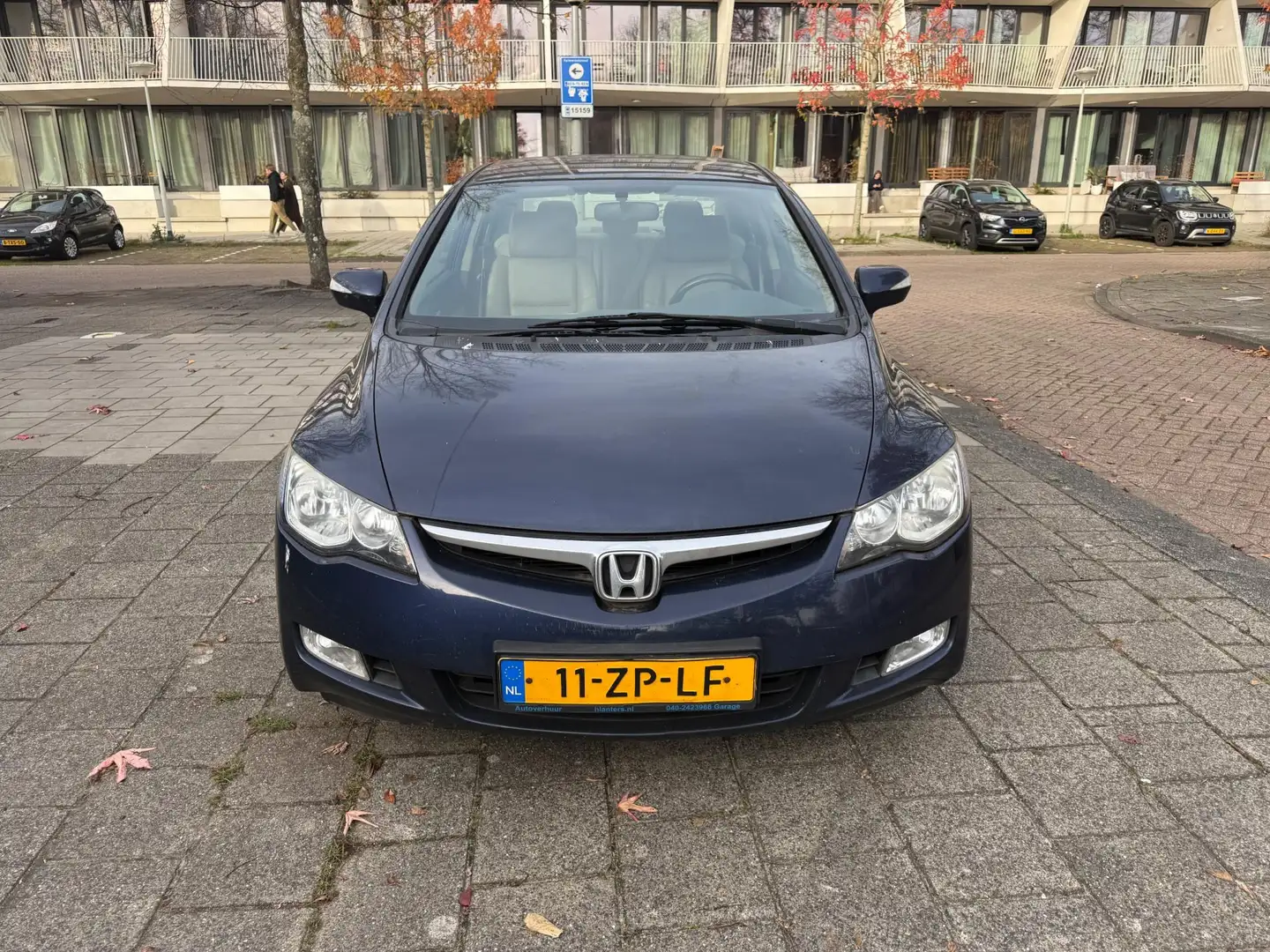 Honda Civic 1.3 IMA Hybrid Leder Climate Cruise Blauw - 2
