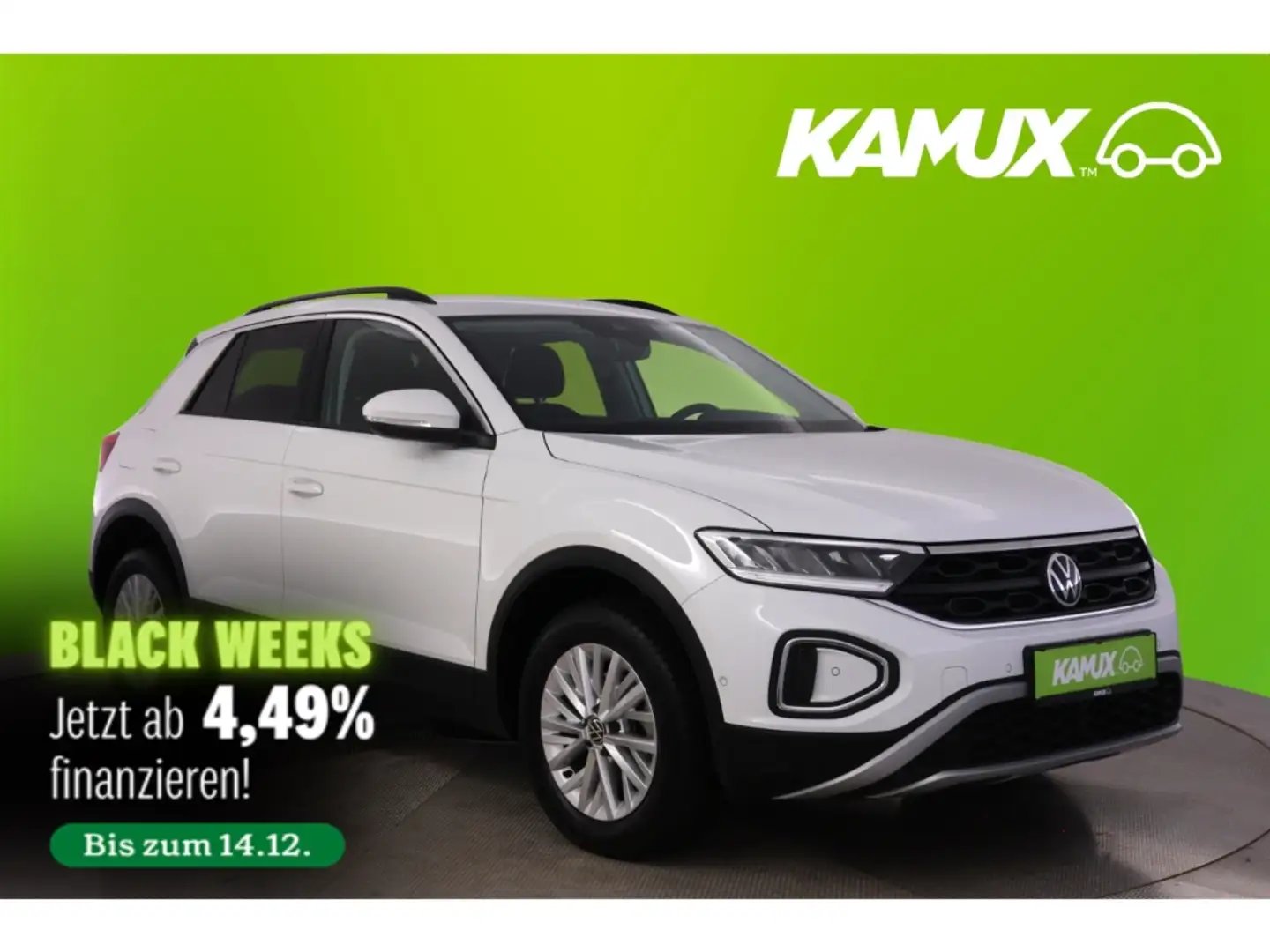 Volkswagen T-Roc 1.0TSI Life+LED+PDC+SHZ+KLIMA Bianco - 1