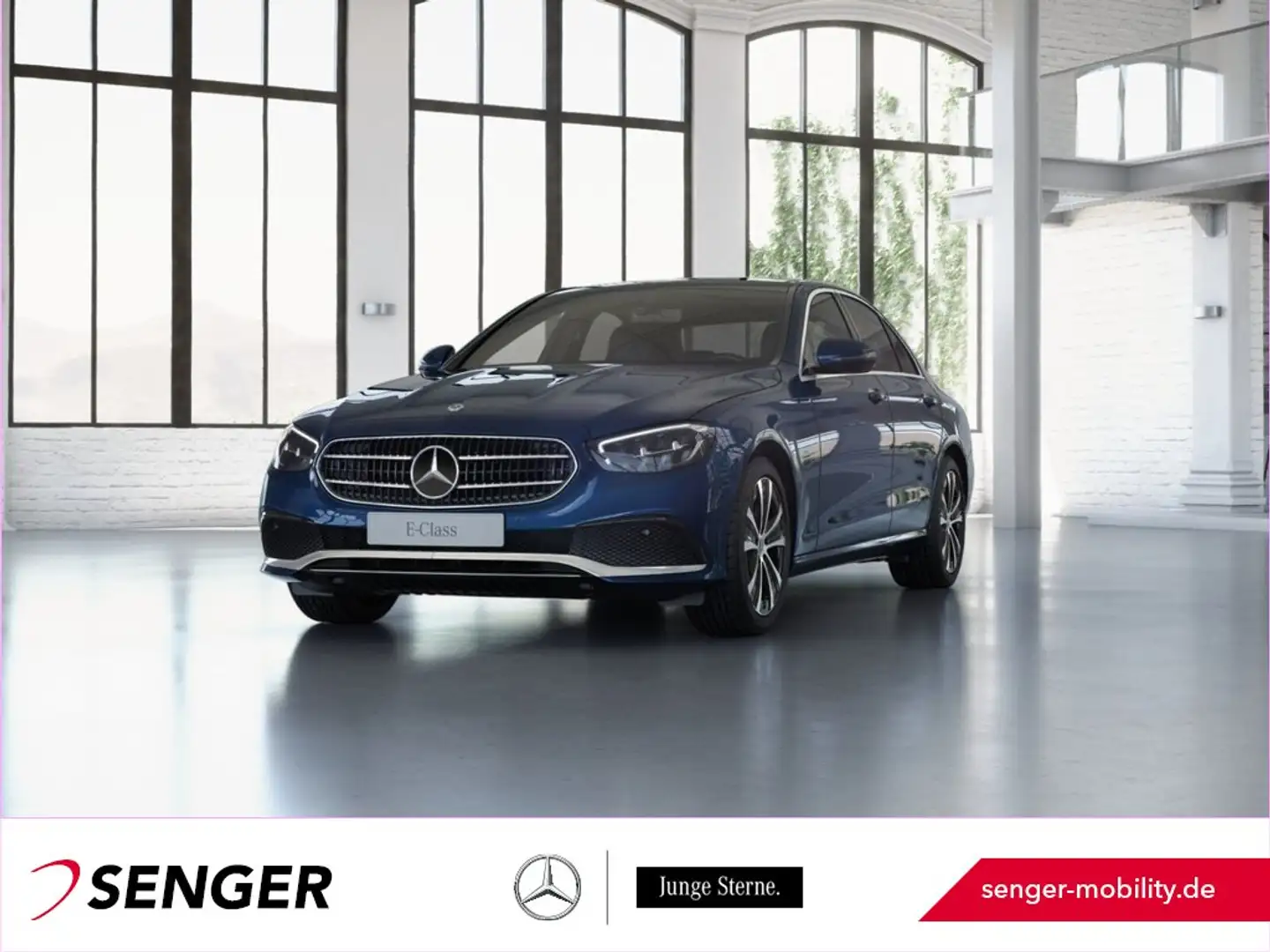 Mercedes-Benz E 220 d 4M Avantgarde Panorama Rückfahrkamera Bleu - 1