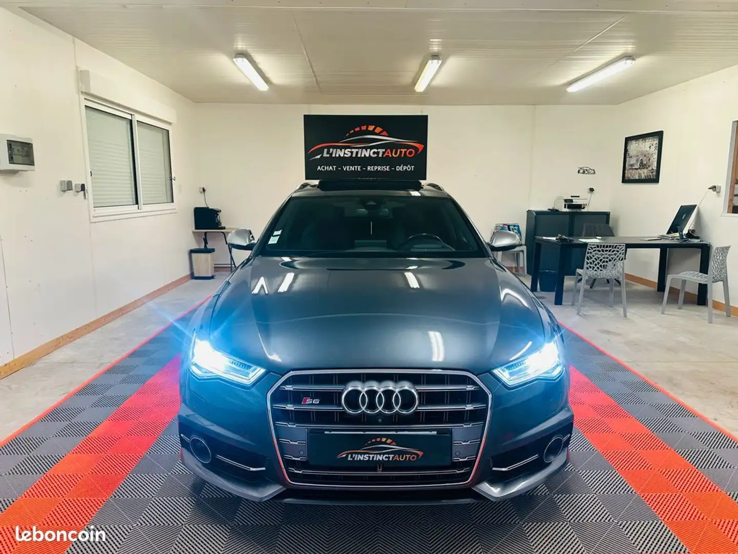Audi S6 V8 4.0 TFSI COD 450 ch Quattro S Tronic 7 Gris - 2