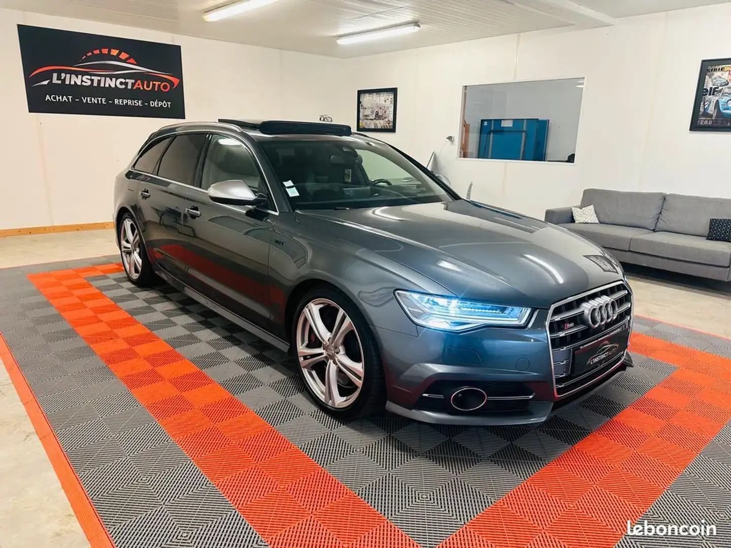 Audi S6 V8 4.0 TFSI COD 450 ch Quattro S Tronic 7 Gris - 1