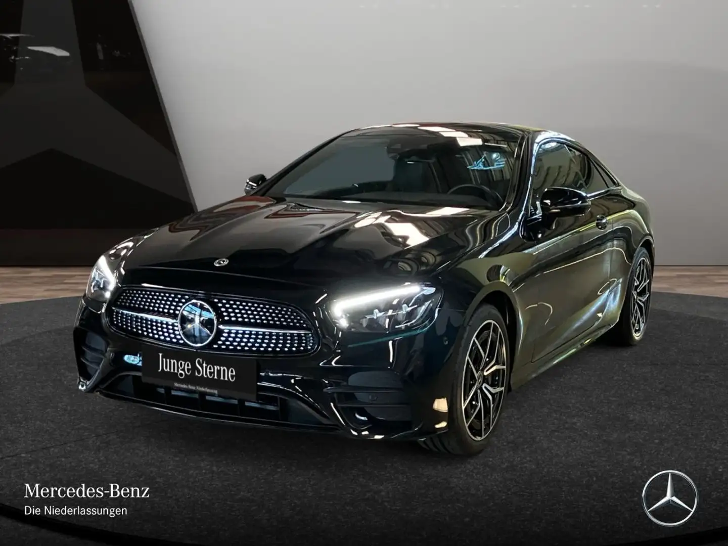 Mercedes-Benz E 400 d Coupé 4M AMG+NIGHT+LED+FAHRASS+KAMERA+19" Schwarz - 2