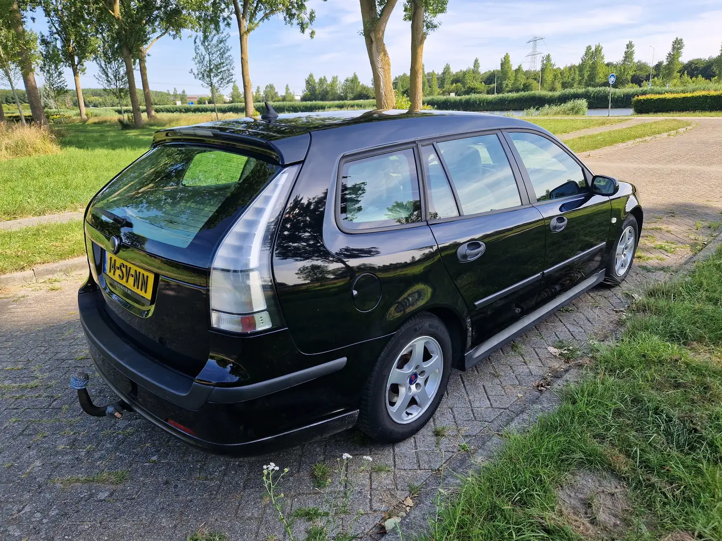 Saab 9-3 1.8t Linear Zwart - 1